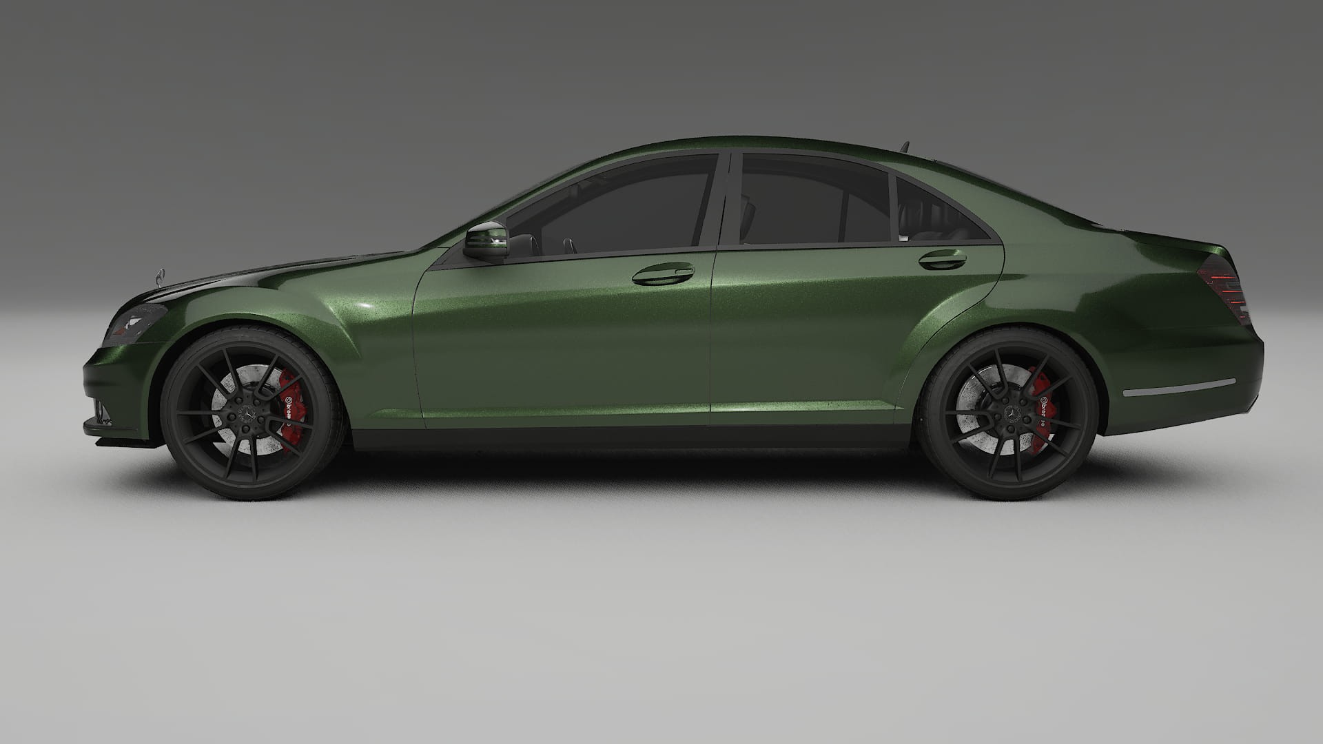 Mercedes S class W221 facelift LCI TPU Lakbeschermingsfolie | LAGOON Kleurveranderende PPF – Volledig Voorgesneden Kit