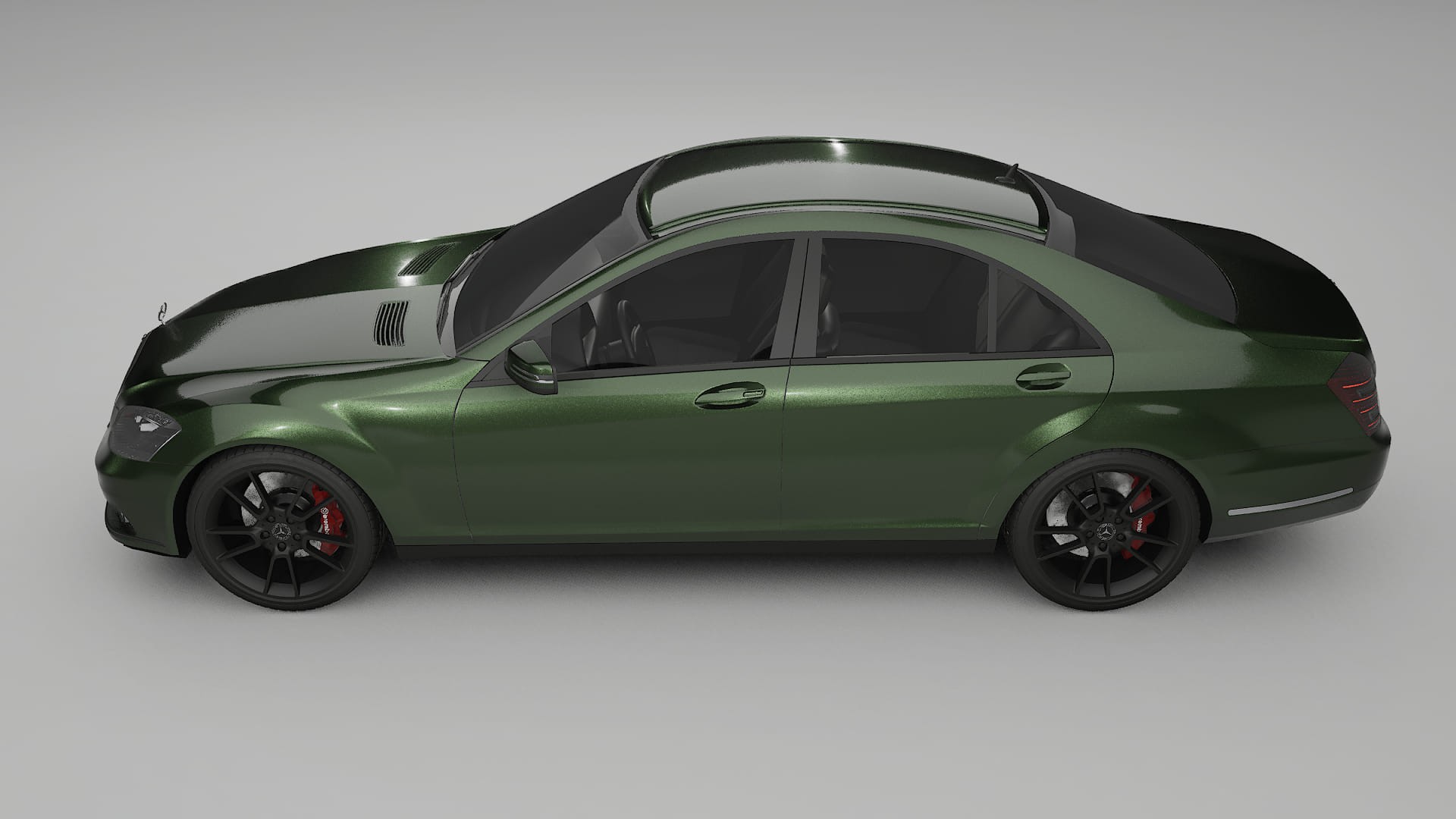 Mercedes S class W221 facelift LCI TPU Lakbeschermingsfolie | LAGOON Kleurveranderende PPF – Volledig Voorgesneden Kit