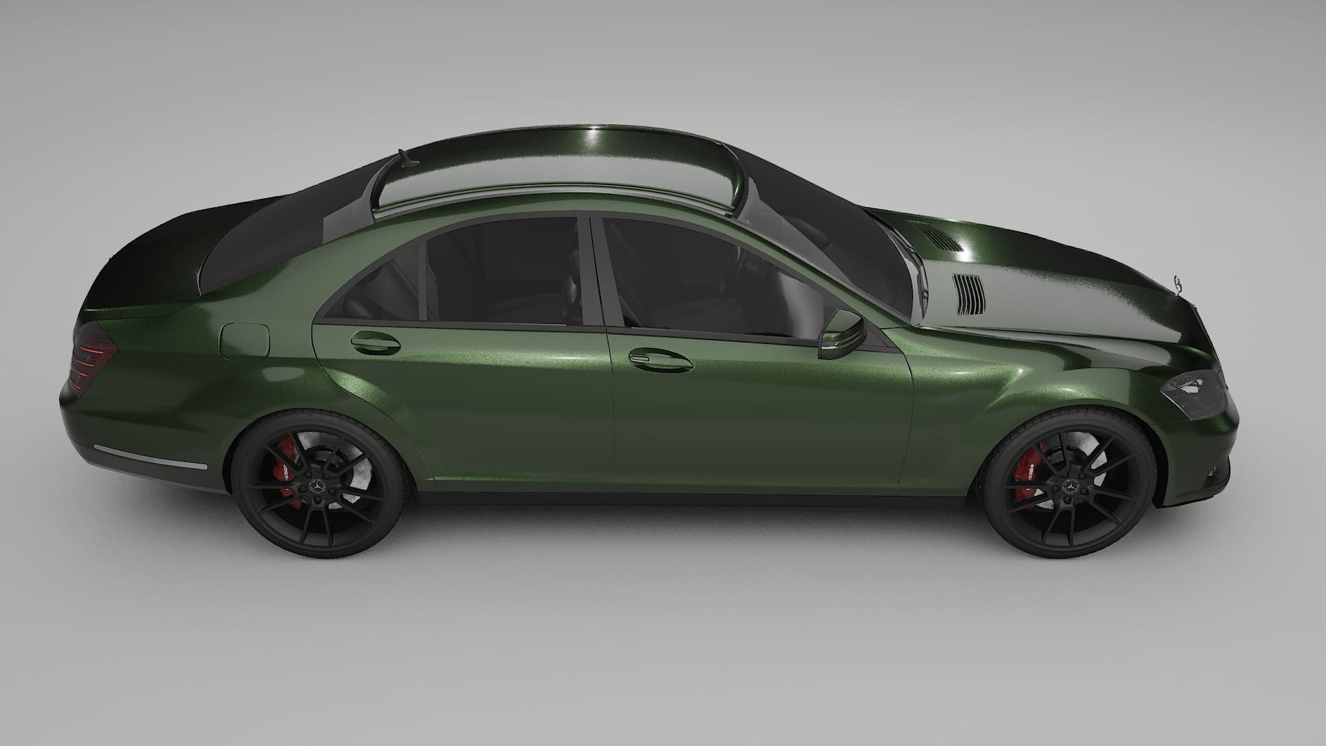 Mercedes S class W221 facelift LCI TPU Lakbeschermingsfolie | LAGOON Kleurveranderende PPF – Volledig Voorgesneden Kit