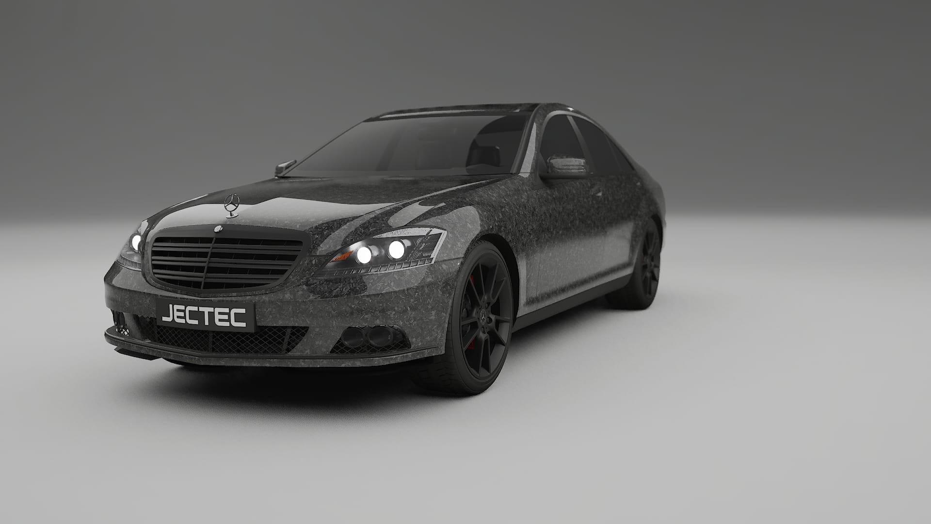 Mercedes S class W221 facelift LCI TPU Lakbeschermingsfolie | FORGED S Kleurveranderende PPF – Volledig Voorgesneden Kit 2