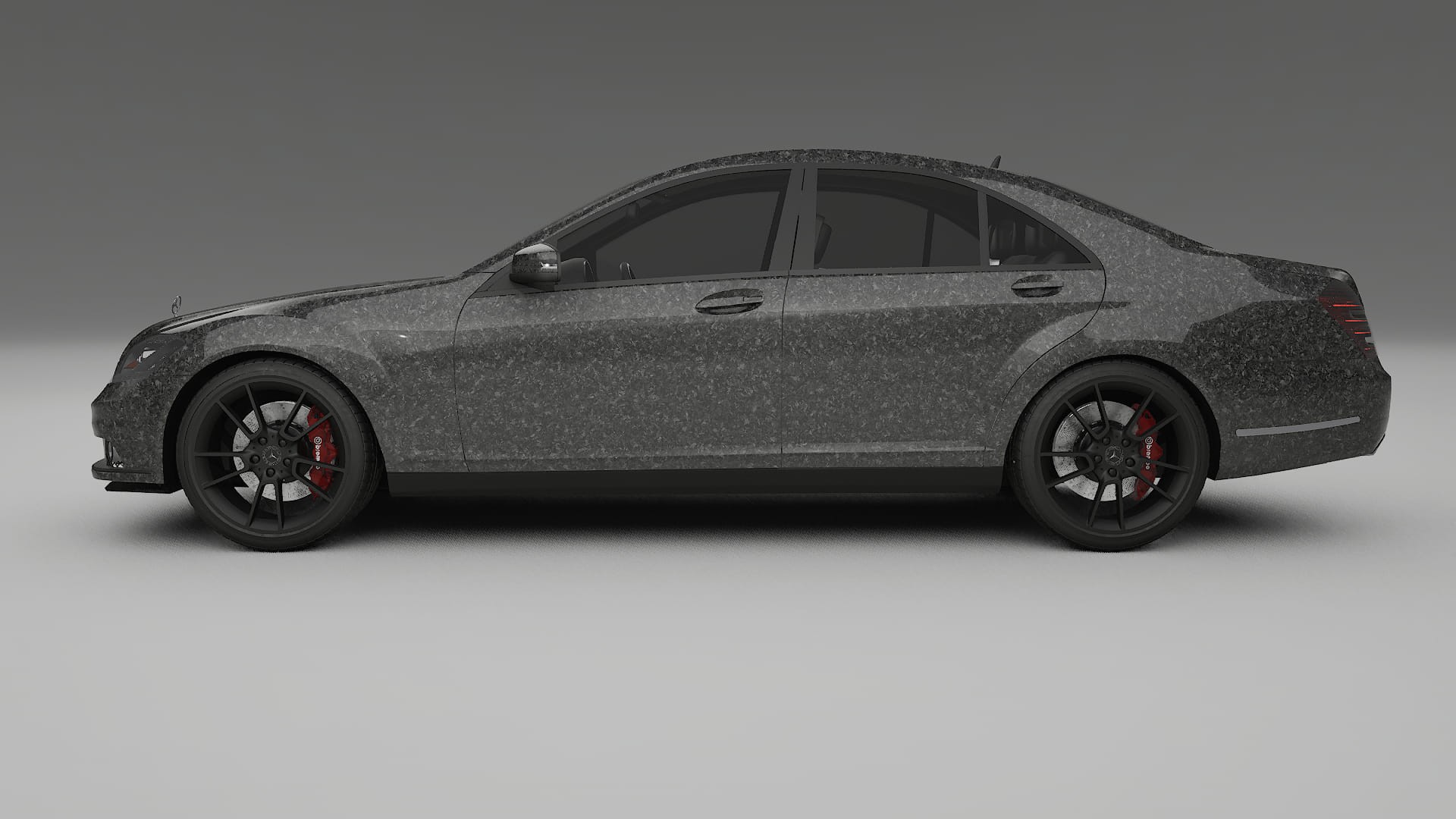 Mercedes S class W221 facelift LCI TPU Lakbeschermingsfolie | FORGED S Kleurveranderende PPF – Volledig Voorgesneden Kit