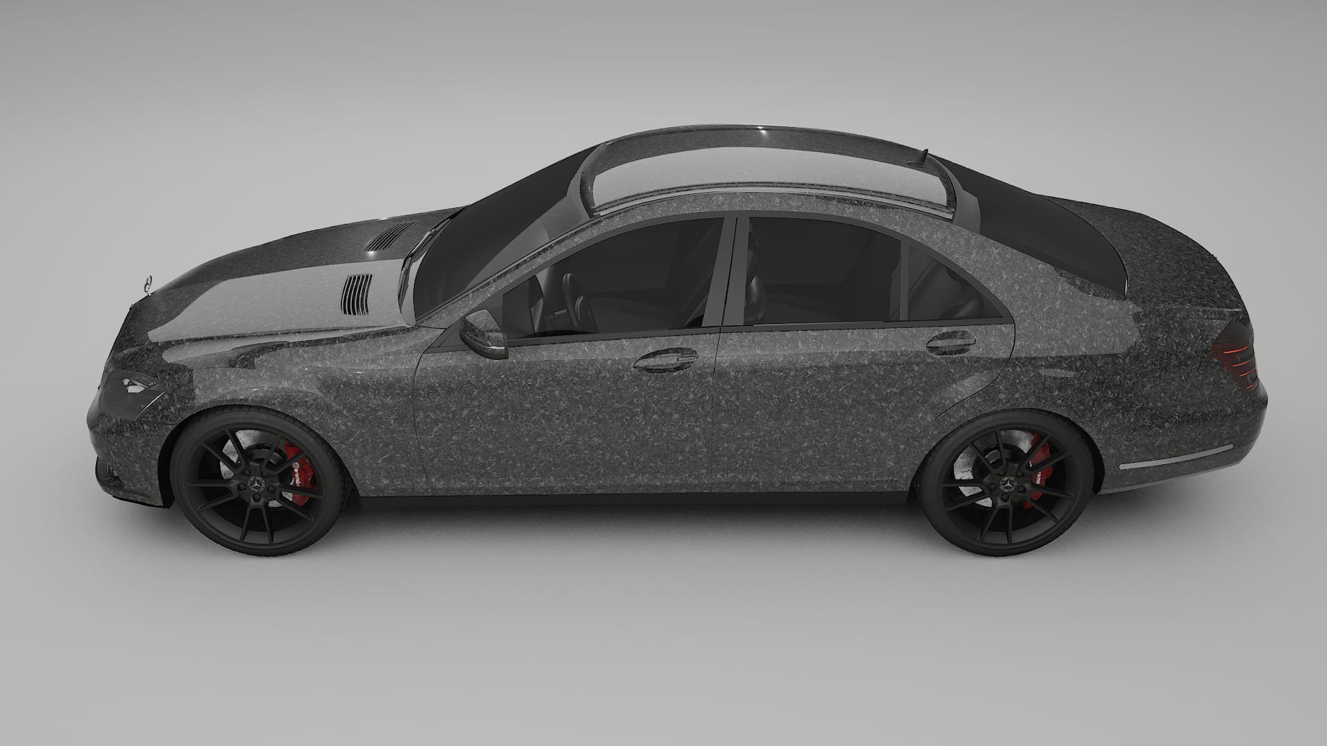 Mercedes S class W221 facelift LCI TPU Lakbeschermingsfolie | FORGED S Kleurveranderende PPF – Volledig Voorgesneden Kit