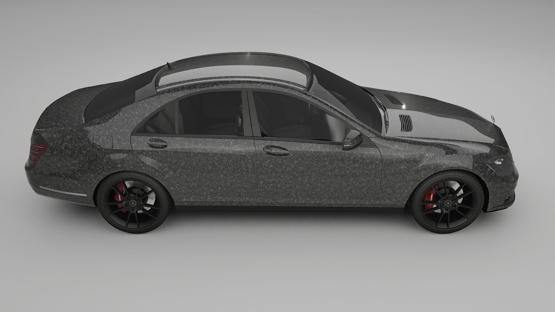 Mercedes S class W221 facelift LCI TPU Lakbeschermingsfolie | FORGED S Kleurveranderende PPF – Volledig Voorgesneden Kit