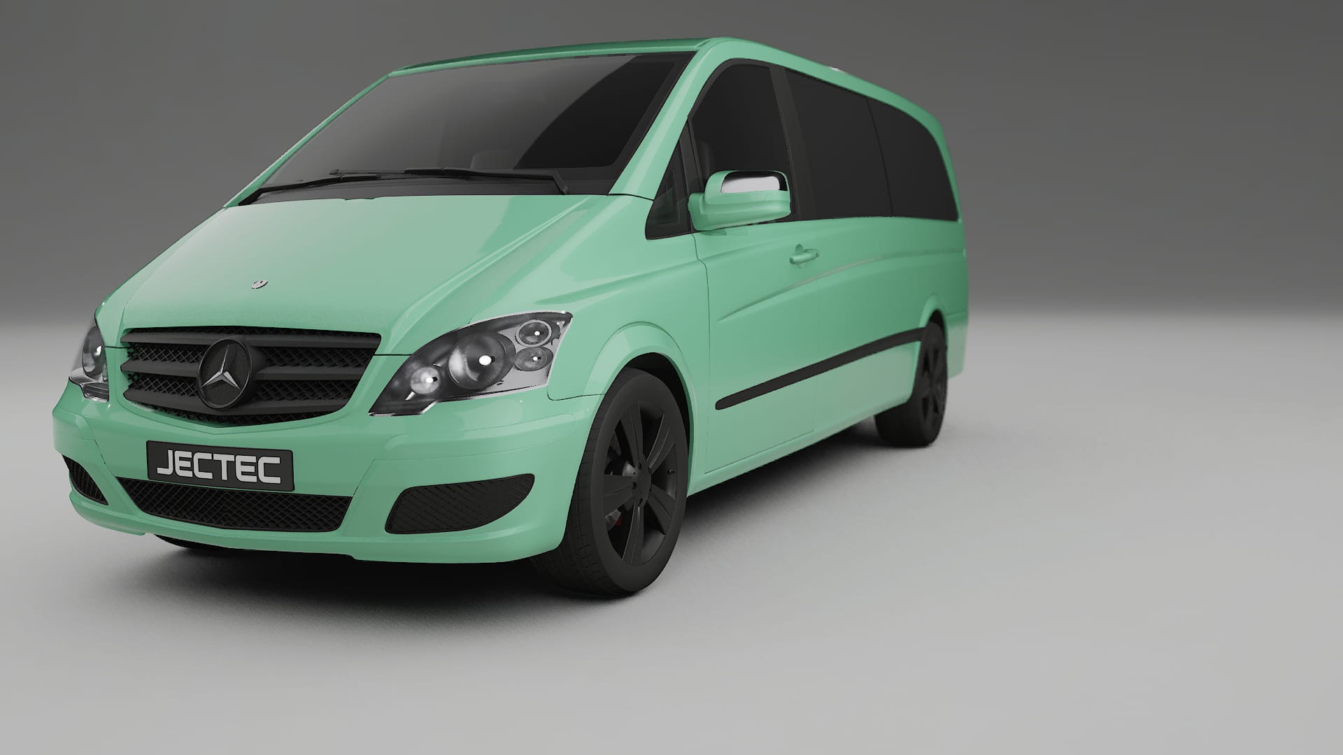 Mercedes Viano Extralong W439 Facelift LCI TPU Lakbeschermingsfolie | DUSTY Kleurveranderende PPF – Volledig Voorgesneden Kit