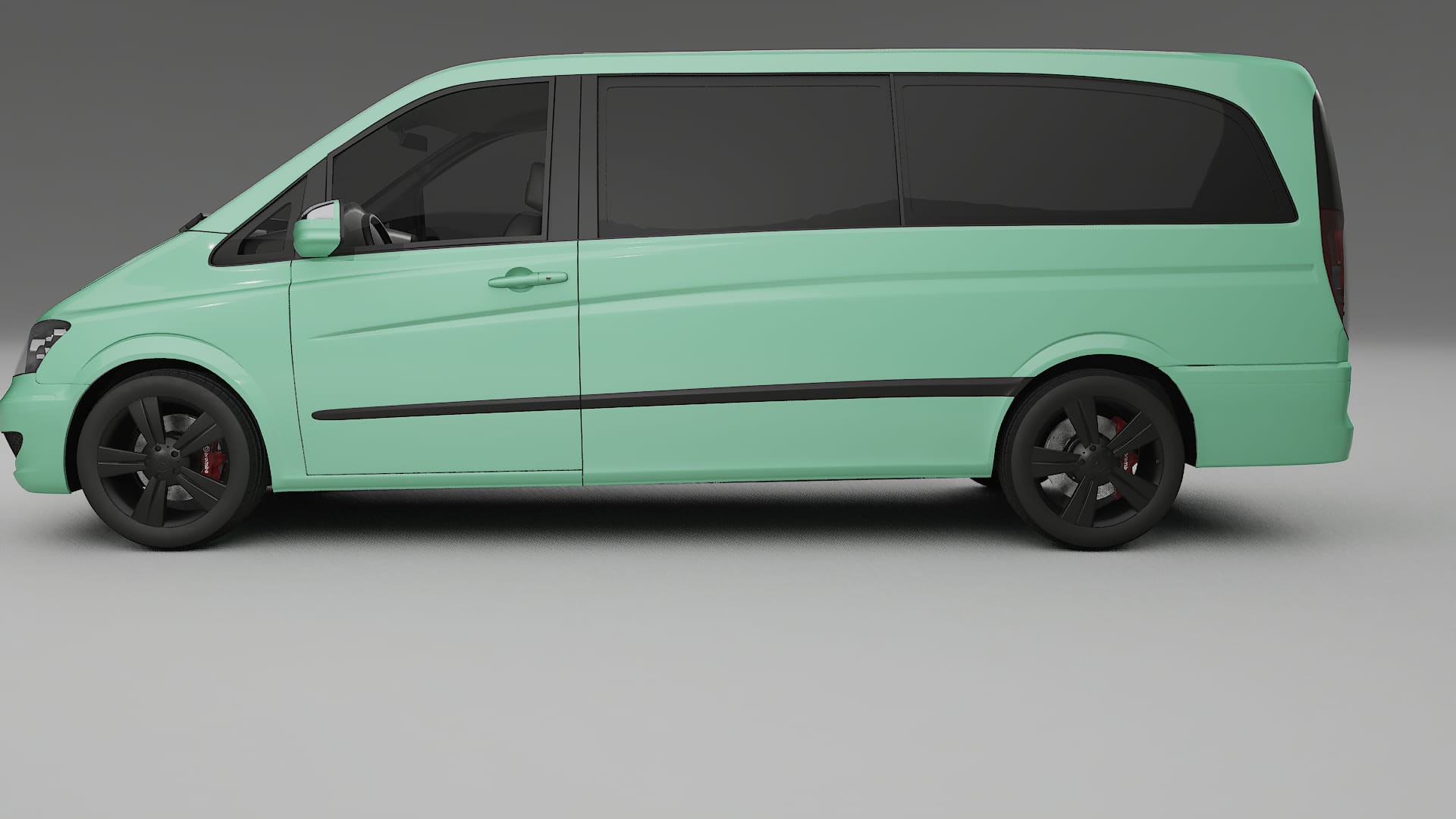 Mercedes Viano Extralong W439 Facelift LCI TPU Lakbeschermingsfolie | DUSTY Kleurveranderende PPF – Volledig Voorgesneden Kit 2