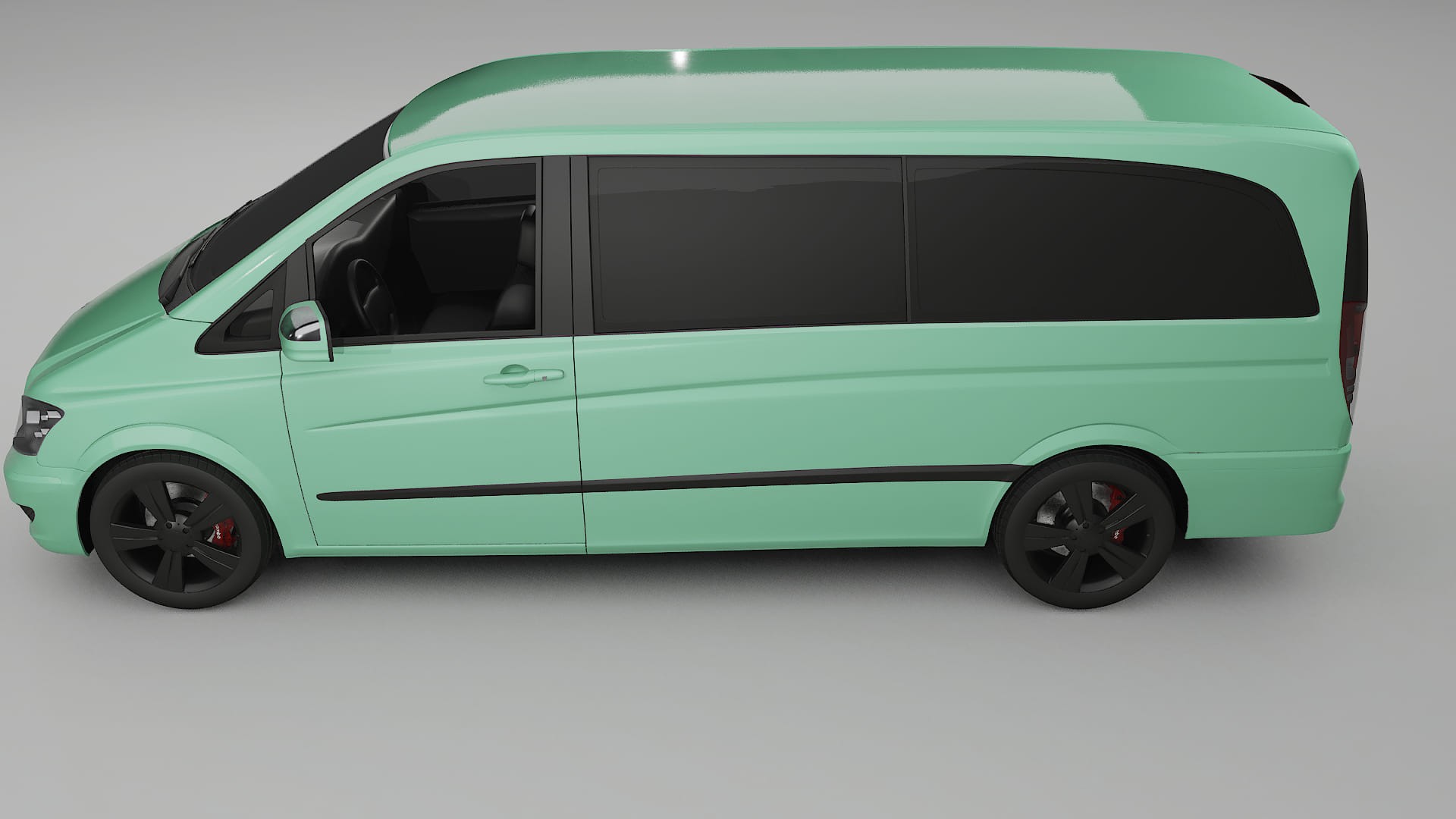 Mercedes Viano Extralong W439 Facelift LCI TPU Lakbeschermingsfolie | DUSTY Kleurveranderende PPF – Volledig Voorgesneden Kit