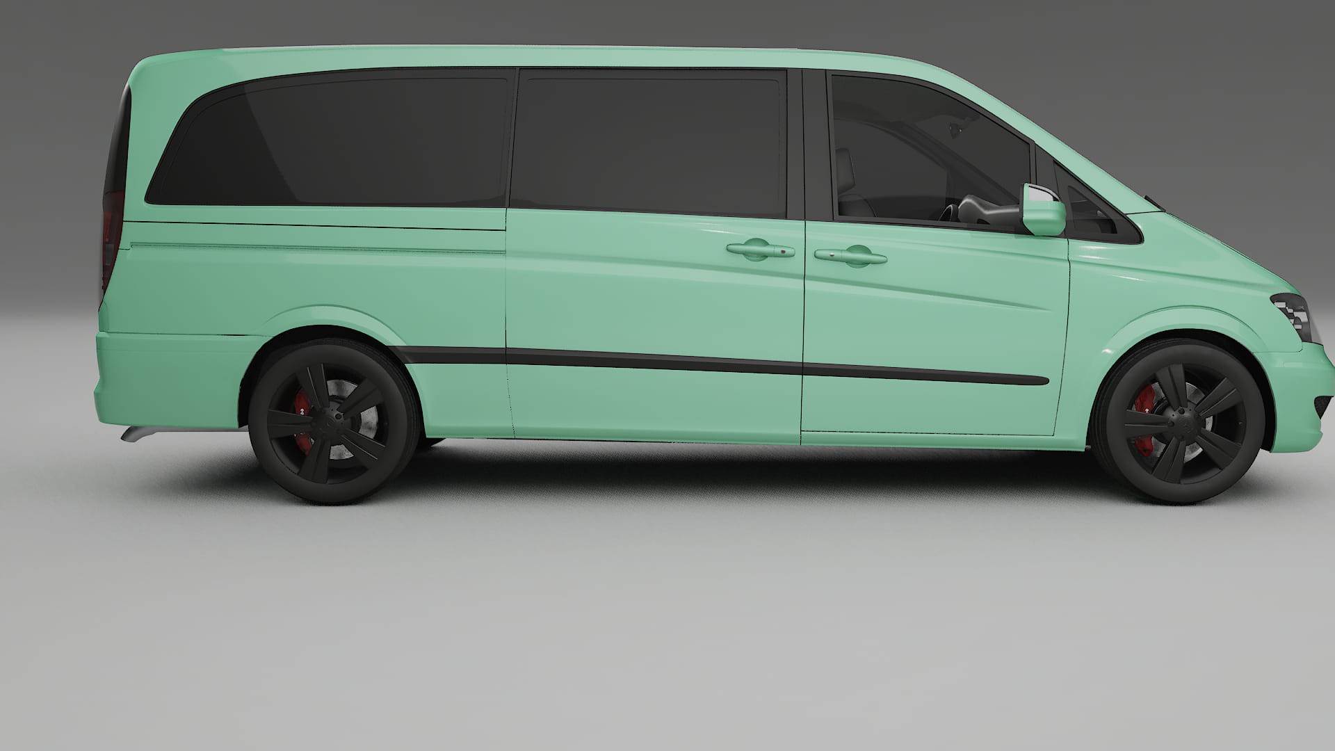 Mercedes Viano Extralong W439 Facelift LCI TPU Lakbeschermingsfolie | DUSTY Kleurveranderende PPF – Volledig Voorgesneden Kit