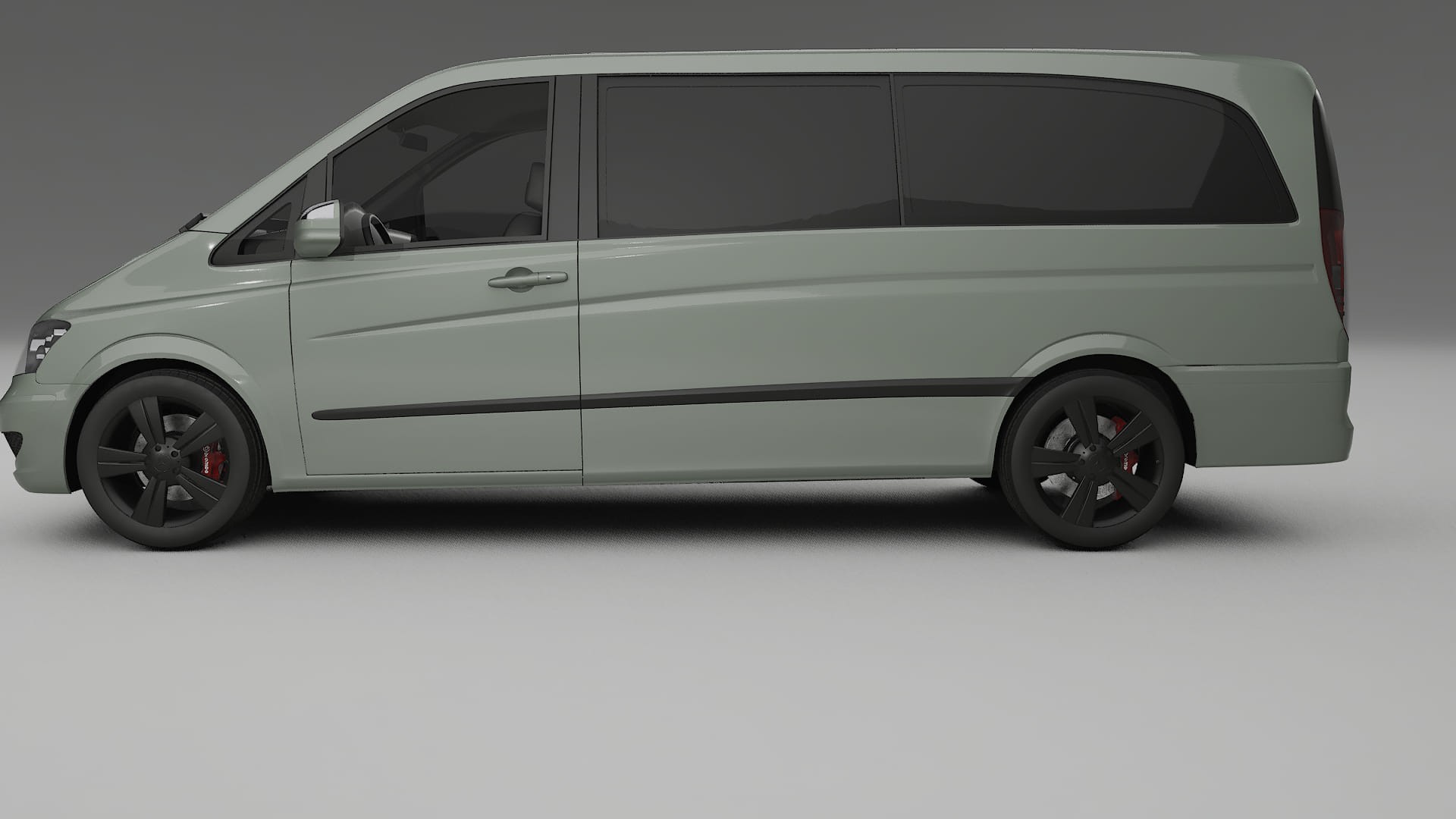 Mercedes Viano Extralong W439 Facelift LCI TPU Lakbeschermingsfolie | SLATE Kleurveranderende PPF – Volledig Voorgesneden Kit