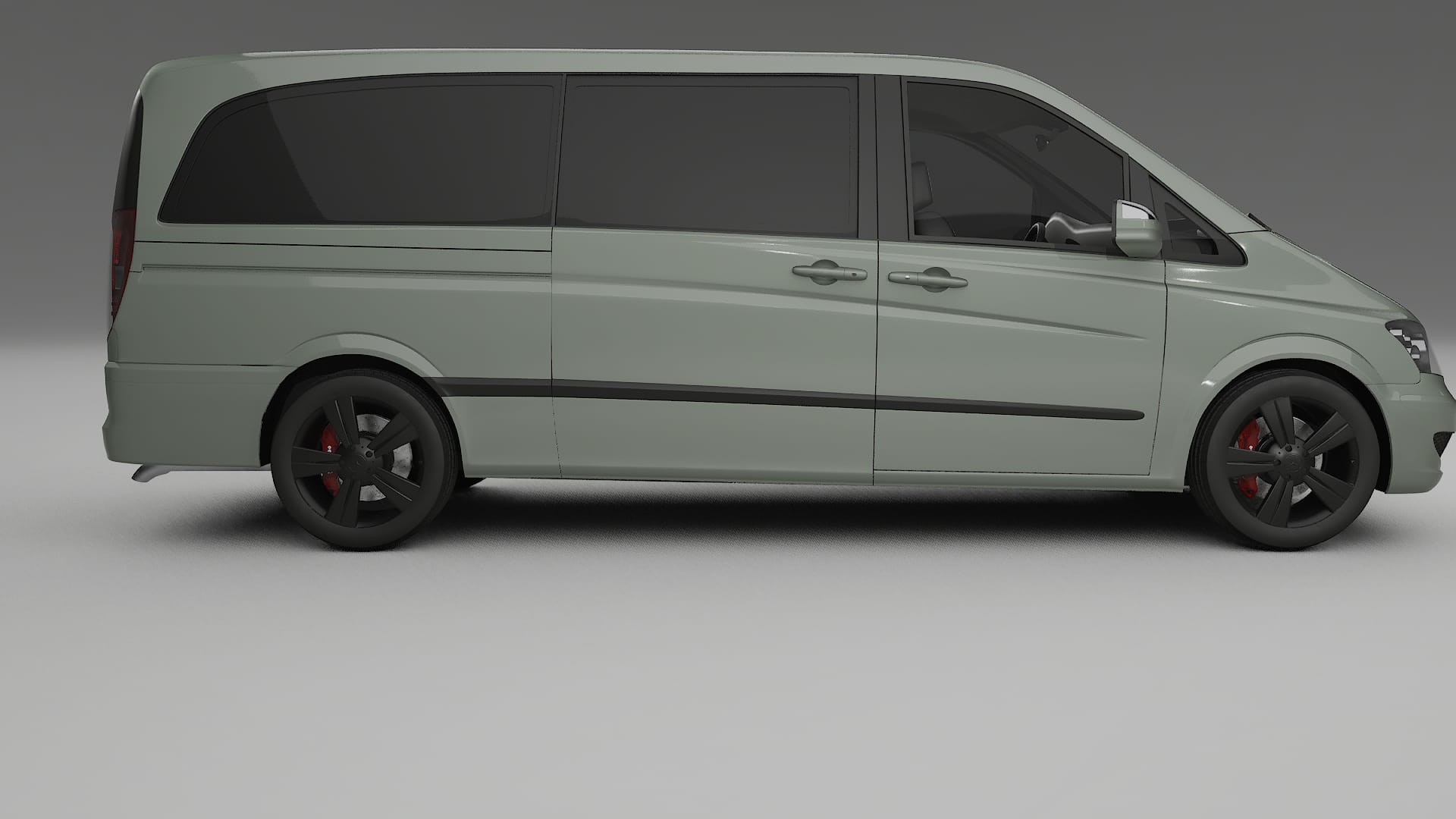 Mercedes Viano Extralong W439 Facelift LCI TPU Lakbeschermingsfolie | SLATE Kleurveranderende PPF – Volledig Voorgesneden Kit