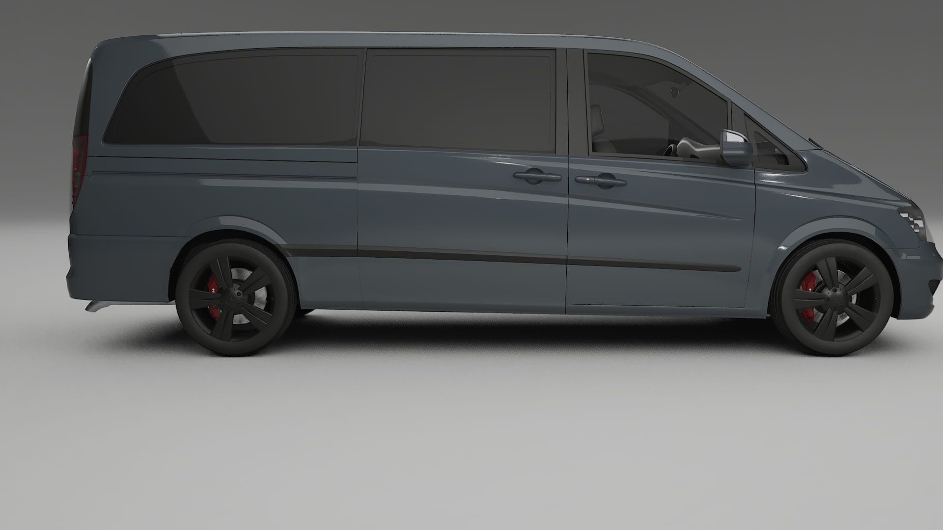 Mercedes Viano Extralong W439 Facelift LCI TPU Lakbeschermingsfolie | GRANITE Kleurveranderende PPF – Volledig Voorgesneden Ki