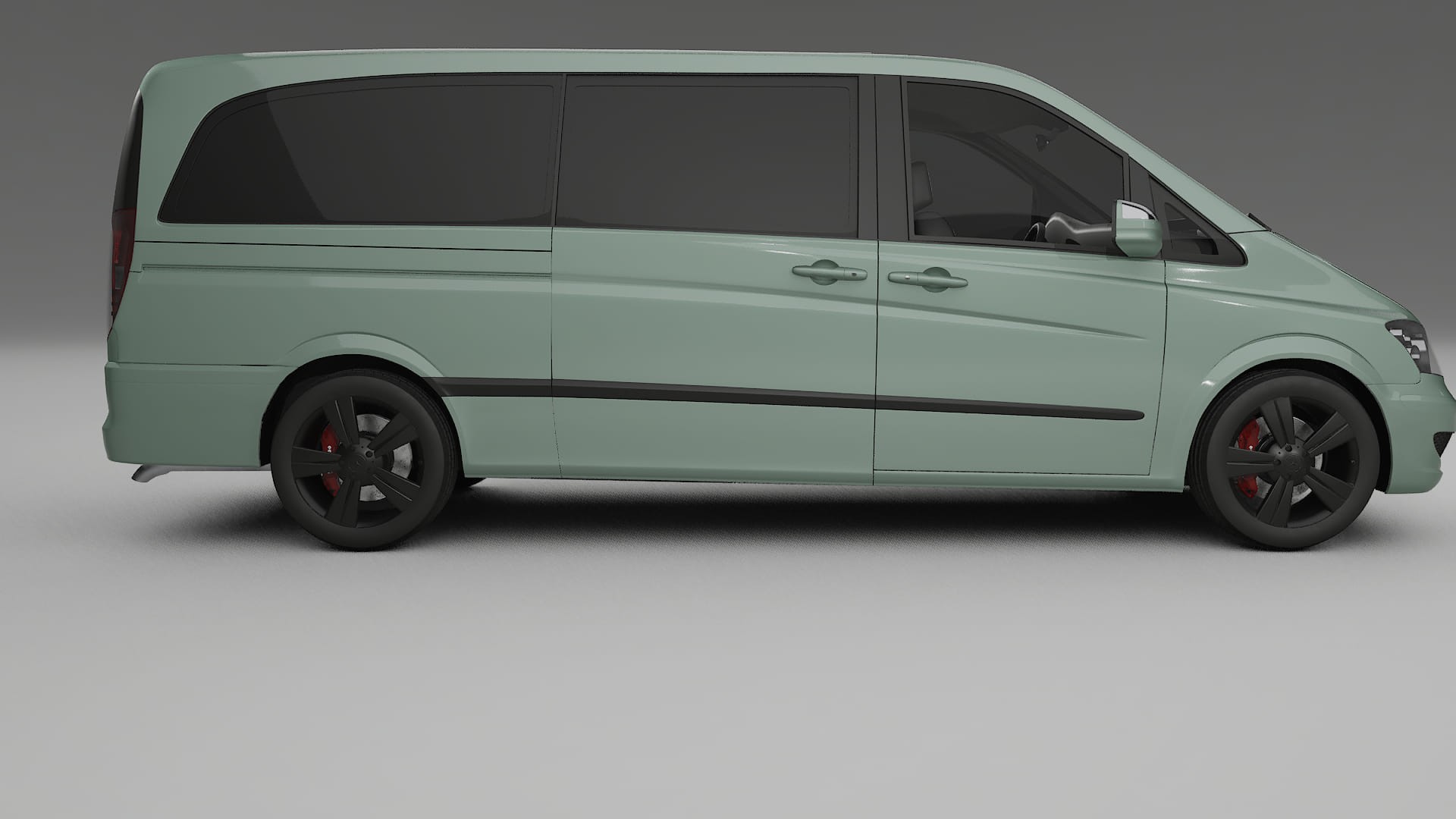 Mercedes Viano Extralong W439 Facelift LCI TPU Lakbeschermingsfolie | CINDER Kleurveranderende PPF – Volledig Voorgesneden Kit