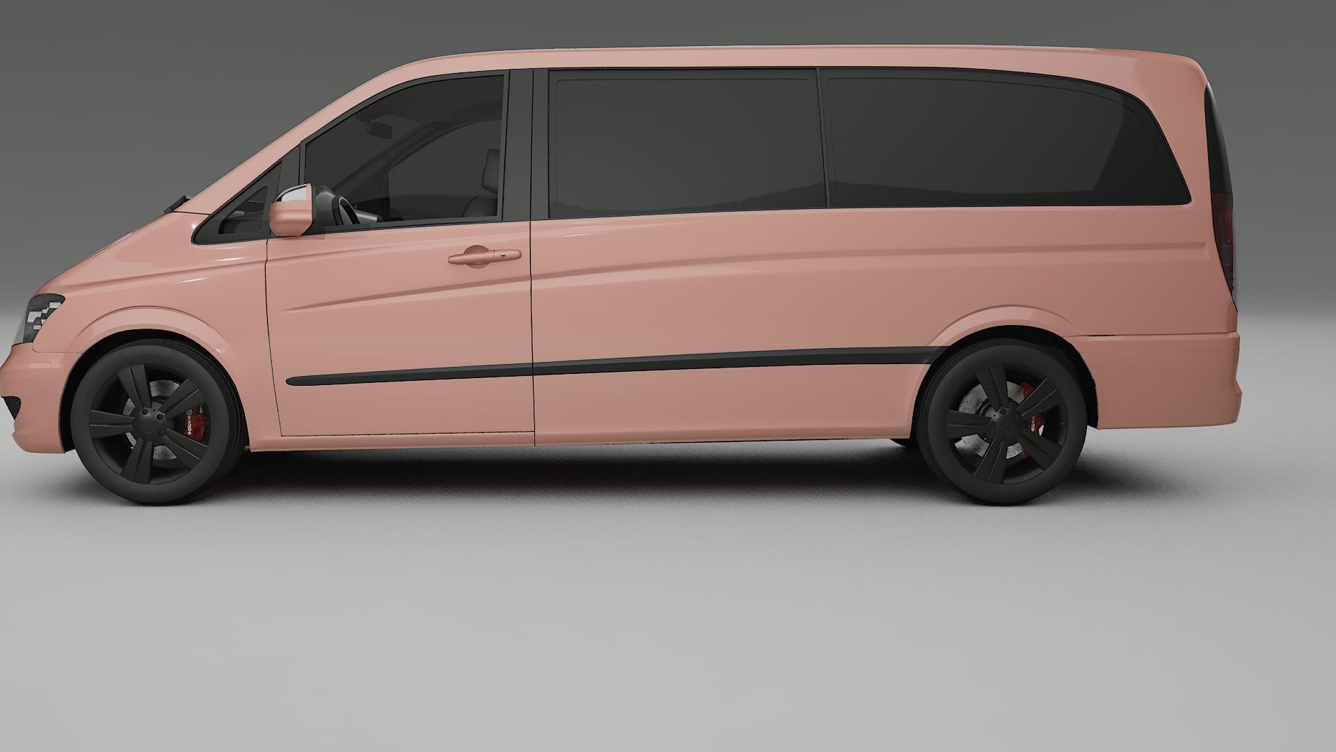 Mercedes Viano Extralong W439 Facelift LCI TPU Lakbeschermingsfolie | BLUSH Kleurveranderende PPF – Volledig Voorgesneden Kit