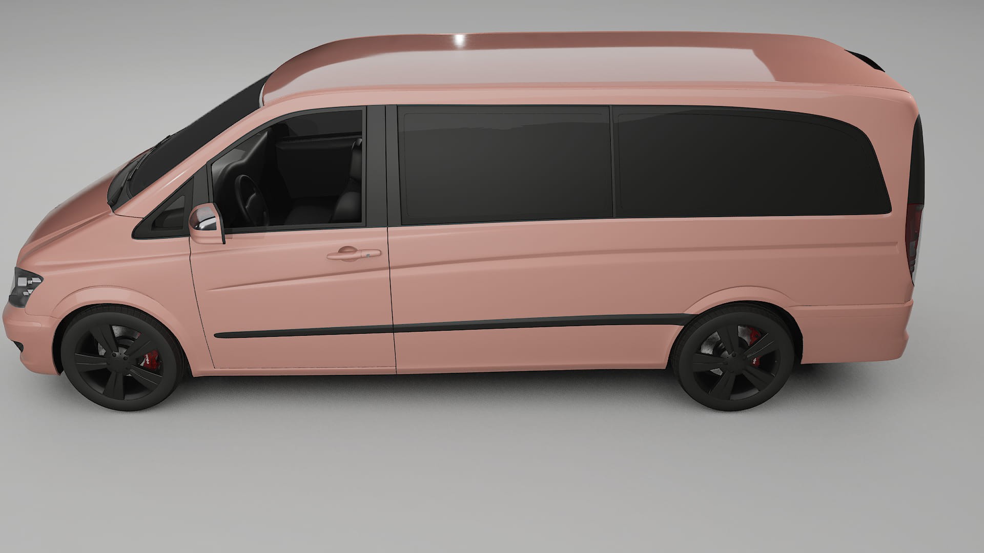 Mercedes Viano Extralong W439 Facelift LCI TPU Lakbeschermingsfolie | BLUSH Kleurveranderende PPF – Volledig Voorgesneden Kit