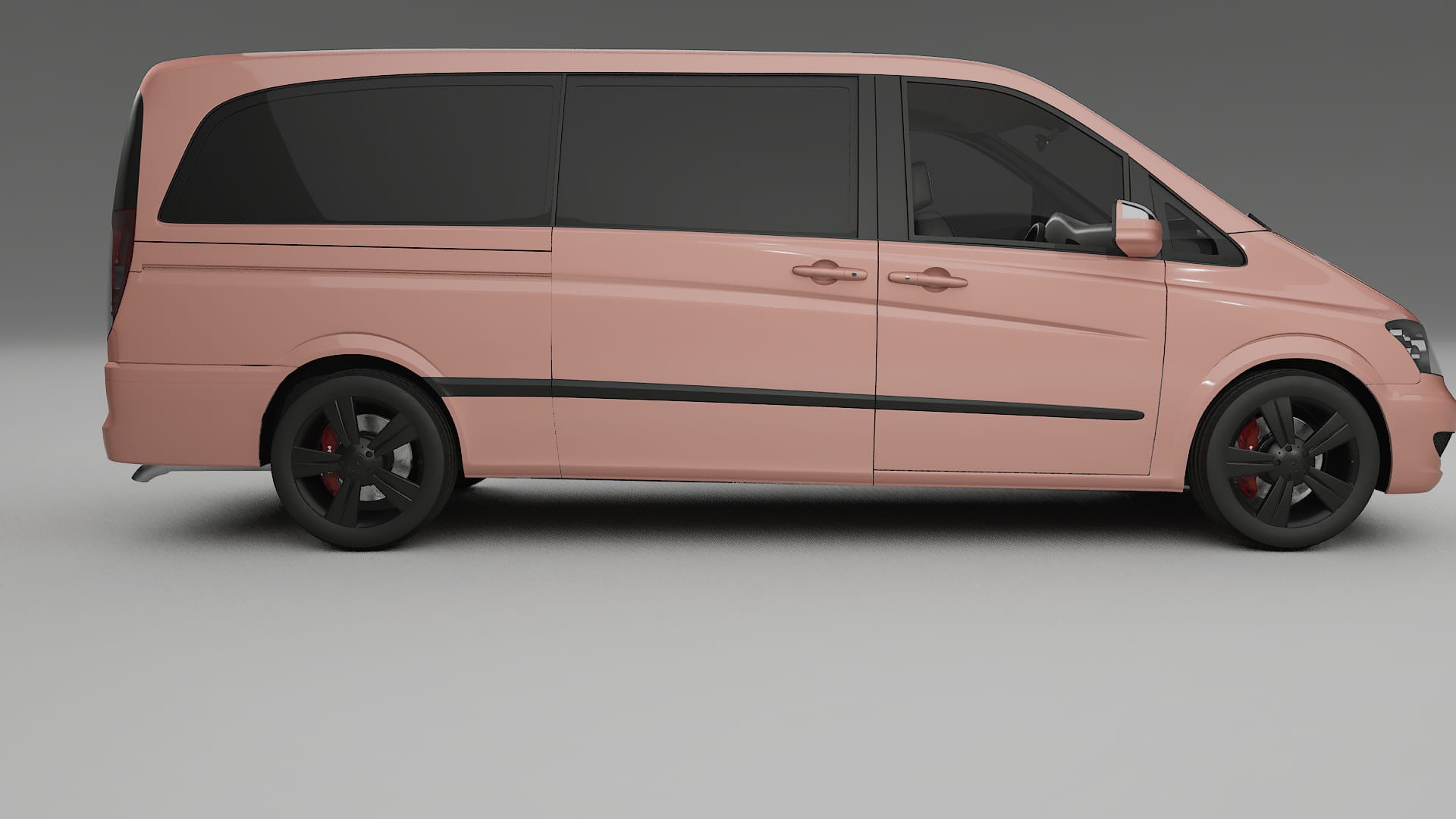 Mercedes Viano Extralong W439 Facelift LCI TPU Lakbeschermingsfolie | BLUSH Kleurveranderende PPF – Volledig Voorgesneden Kit