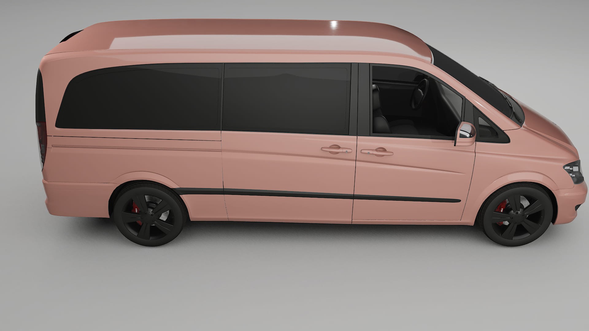 Mercedes Viano Extralong W439 Facelift LCI TPU Lakbeschermingsfolie | BLUSH Kleurveranderende PPF – Volledig Voorgesneden Kit