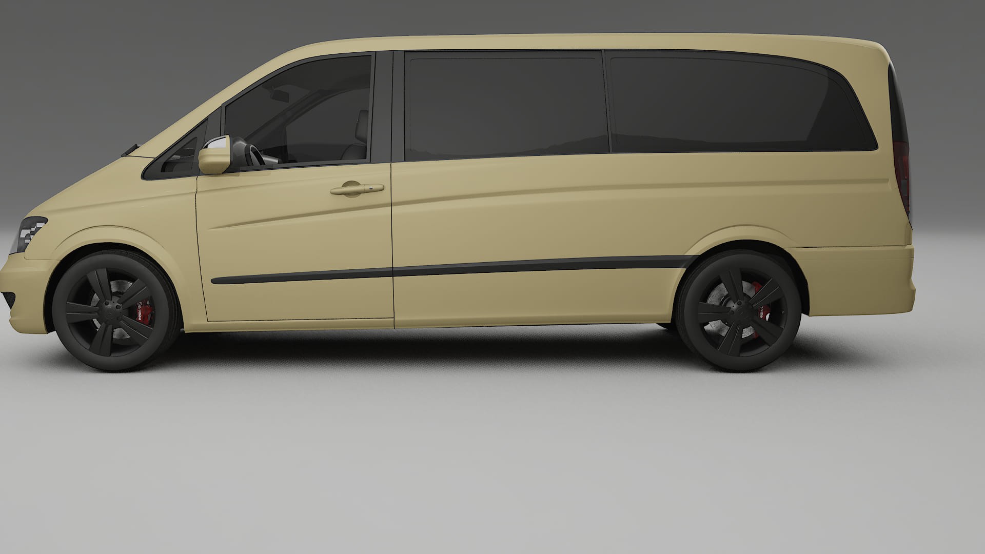 Mercedes Viano Extralong W439 Facelift LCI TPU Lakbeschermingsfolie | SAND Kleurveranderende PPF – Volledig Voorgesneden Kit