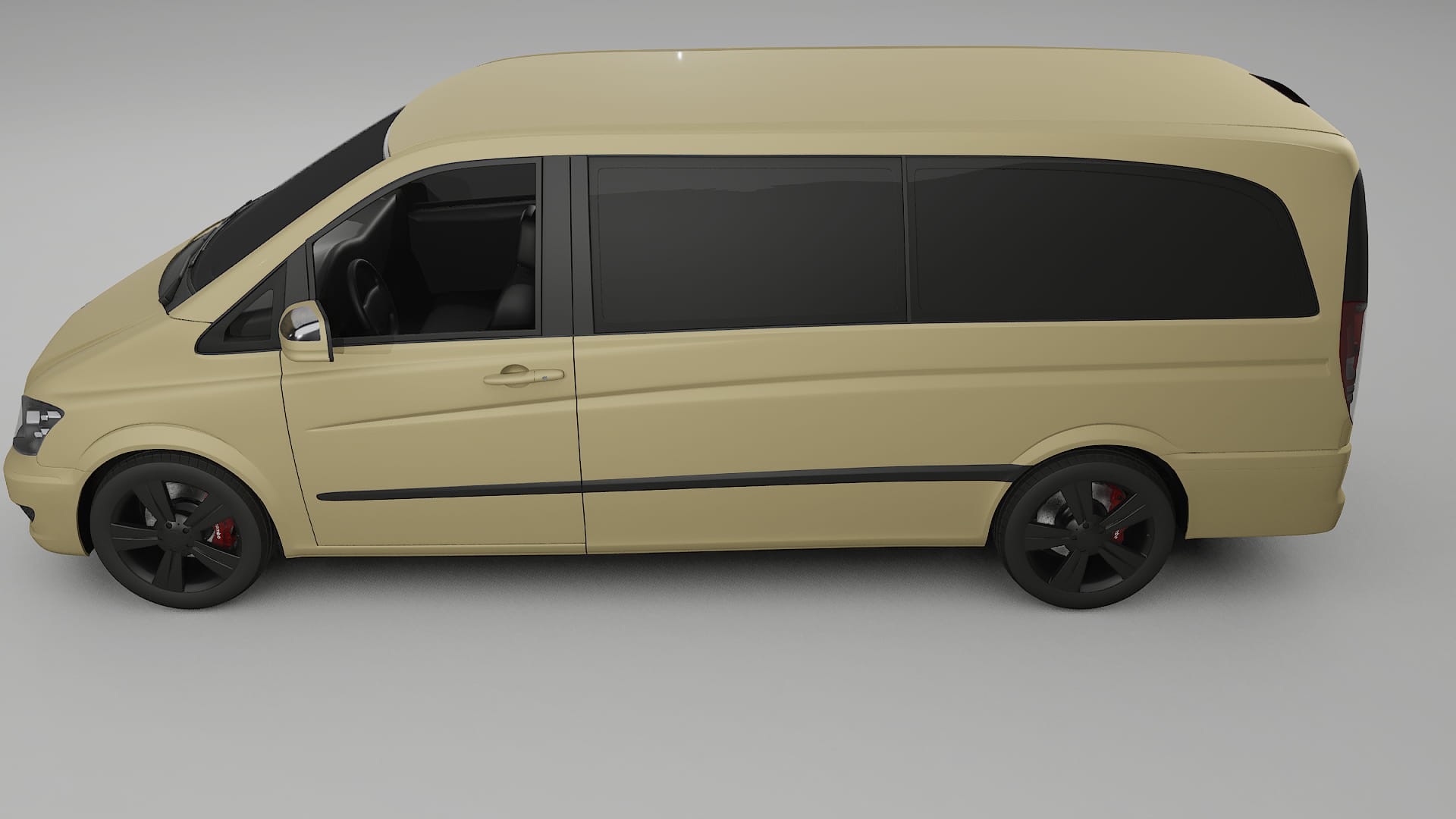 Mercedes Viano Extralong W439 Facelift LCI TPU Lakbeschermingsfolie | SAND Kleurveranderende PPF – Volledig Voorgesneden Kit