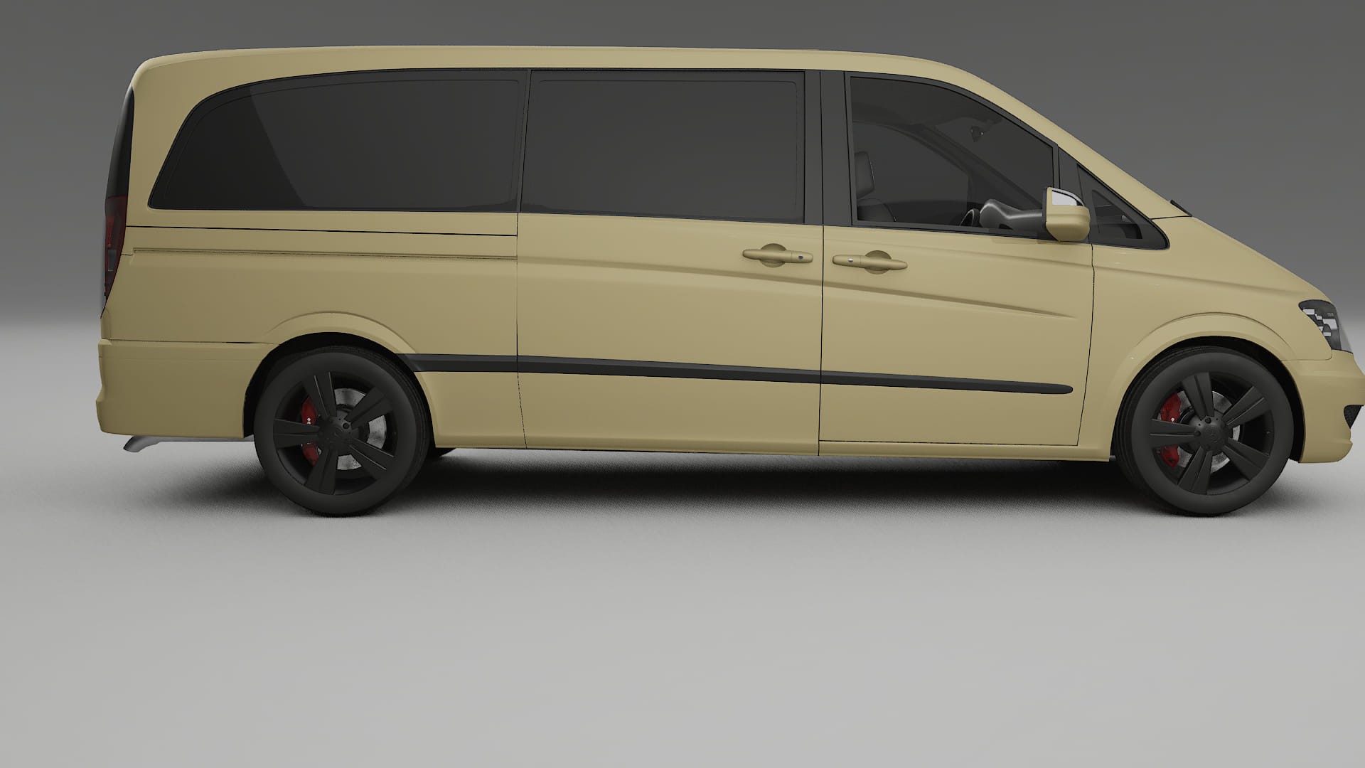 Mercedes Viano Extralong W439 Facelift LCI TPU Lakbeschermingsfolie | SAND Kleurveranderende PPF – Volledig Voorgesneden Kit