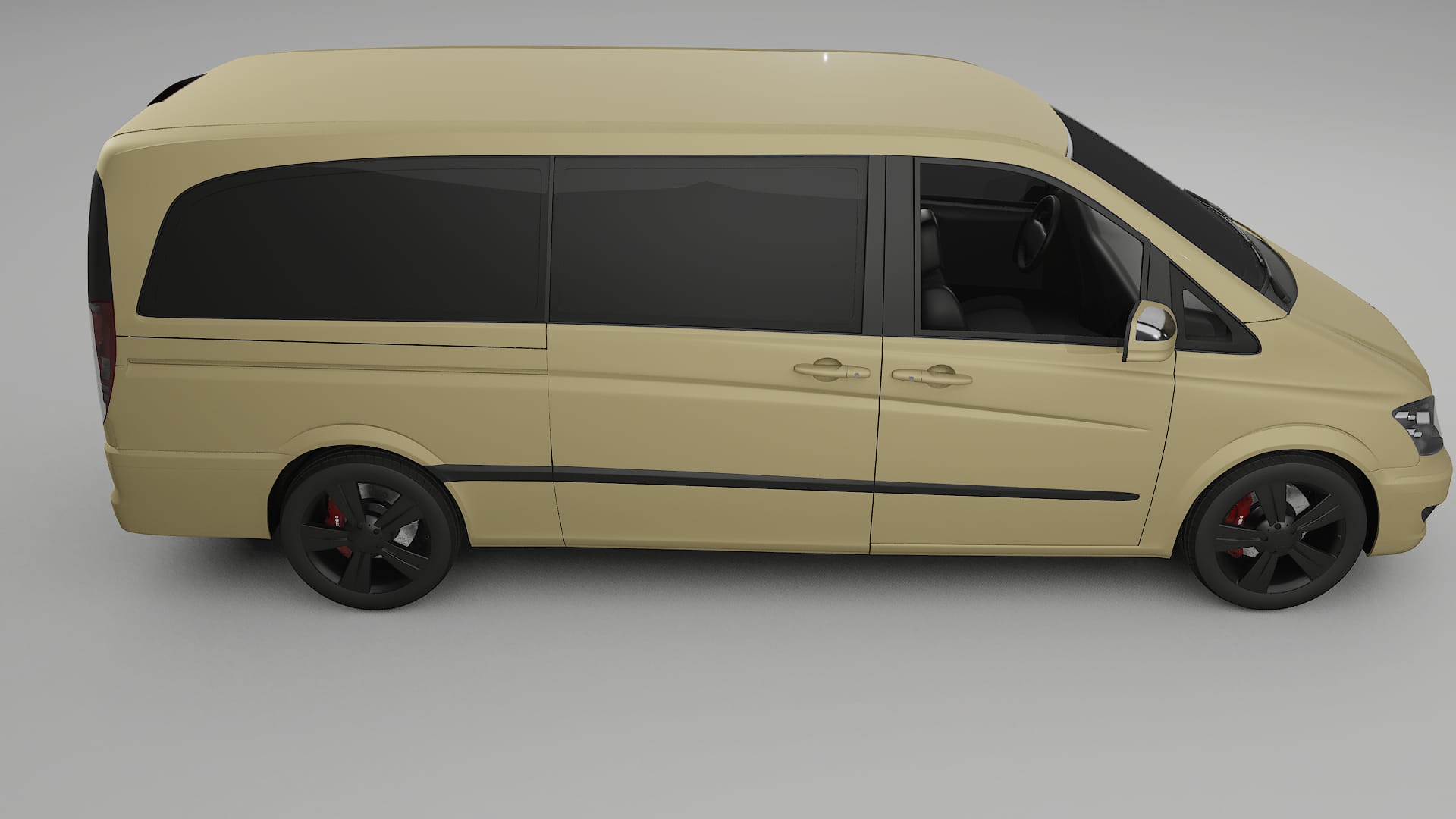 Mercedes Viano Extralong W439 Facelift LCI TPU Lakbeschermingsfolie | SAND Kleurveranderende PPF – Volledig Voorgesneden Kit