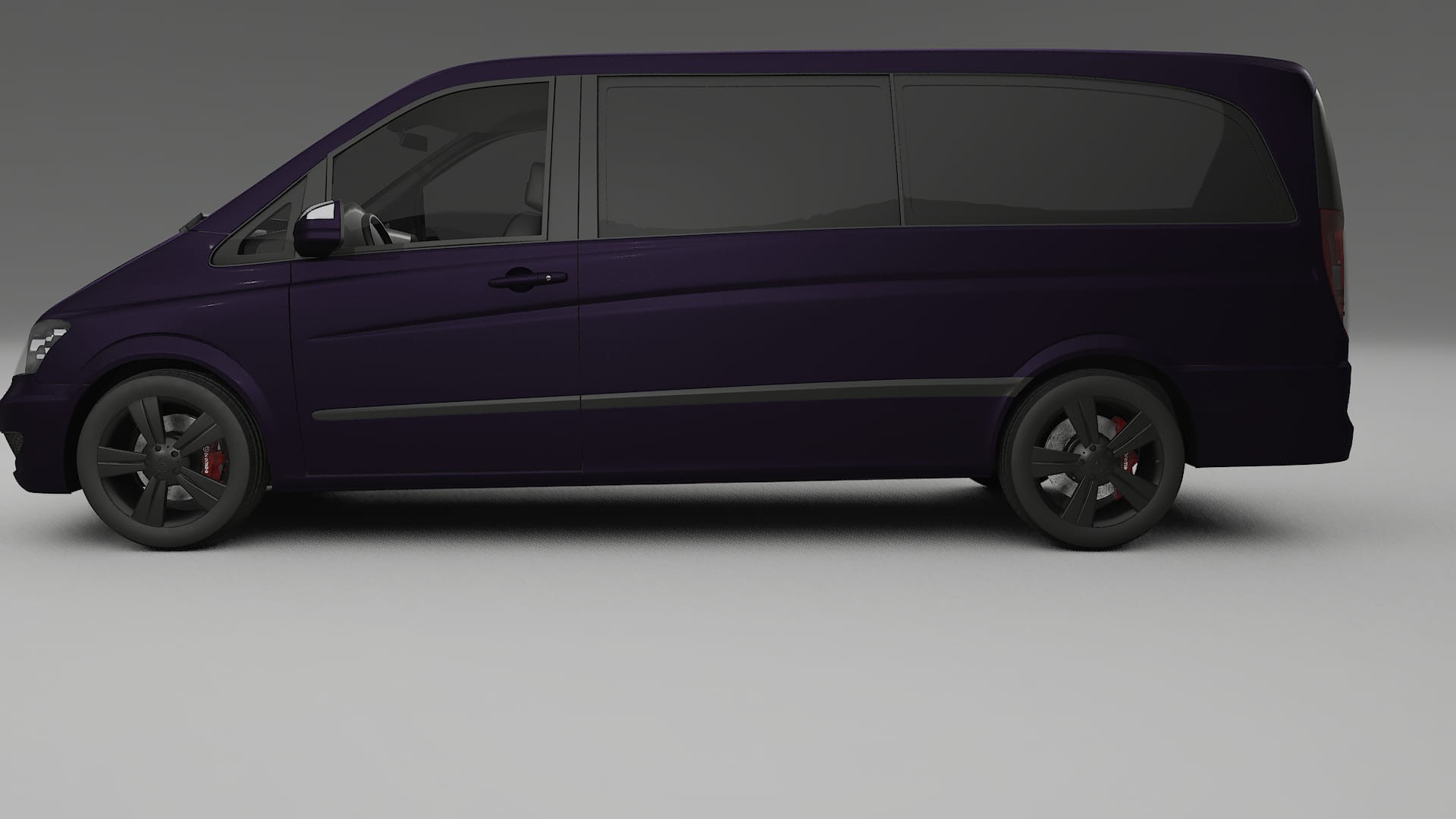 Mercedes Viano Extralong W439 Facelift LCI TPU Lakbeschermingsfolie | VIOLET Kleurveranderende PPF – Volledig Voorgesneden Kit 2