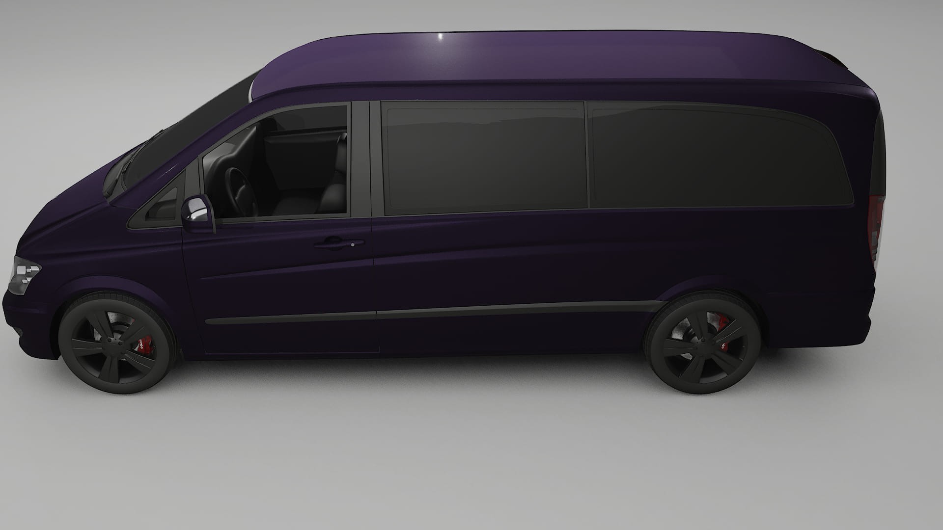 Mercedes Viano Extralong W439 Facelift LCI TPU Lakbeschermingsfolie | VIOLET Kleurveranderende PPF – Volledig Voorgesneden Kit