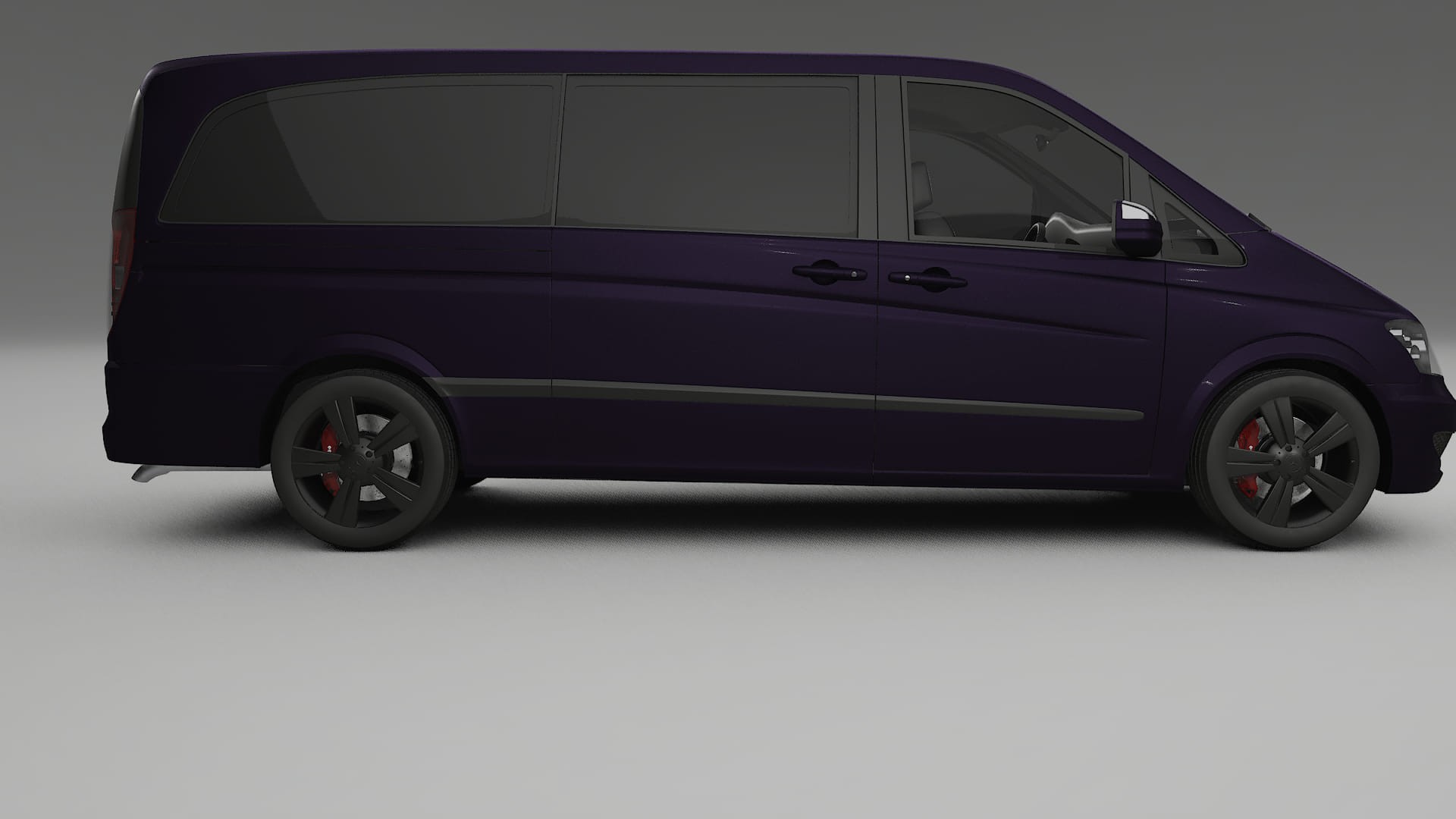 Mercedes Viano Extralong W439 Facelift LCI TPU Lakbeschermingsfolie | VIOLET Kleurveranderende PPF – Volledig Voorgesneden Kit