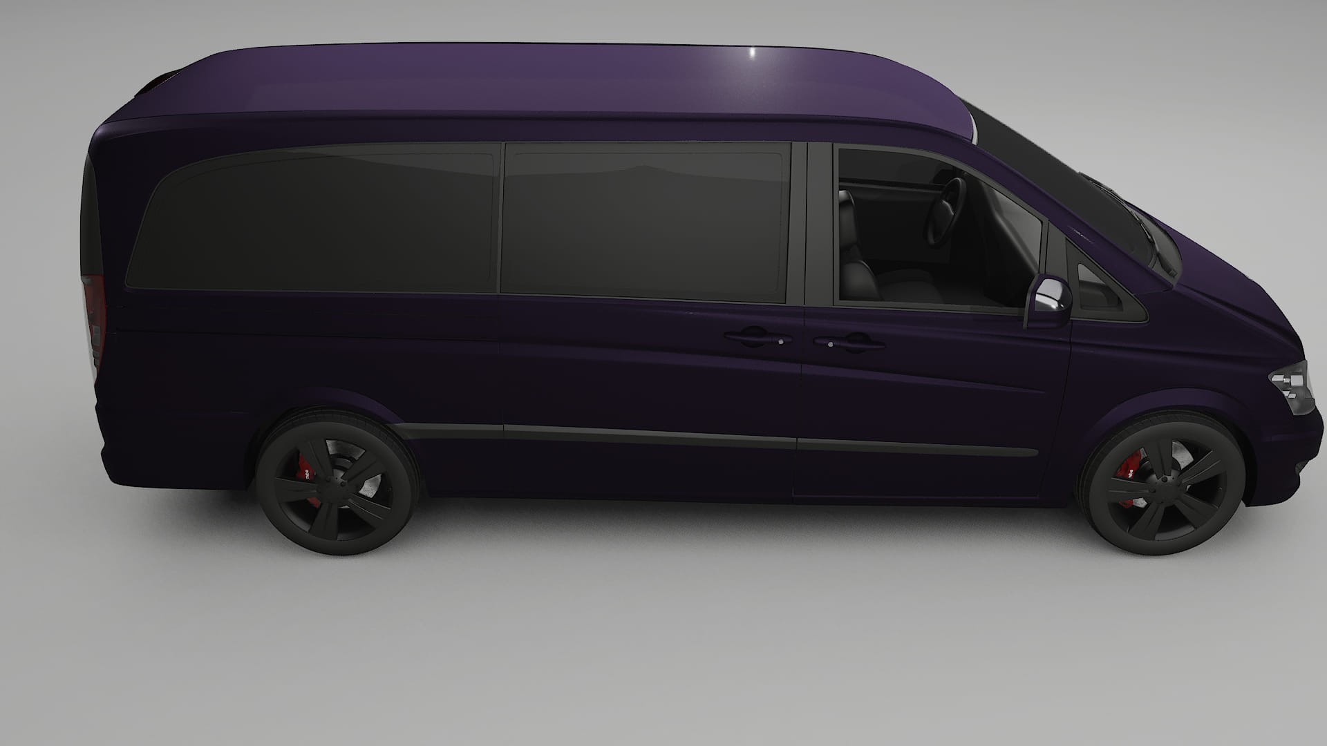Mercedes Viano Extralong W439 Facelift LCI TPU Lakbeschermingsfolie | VIOLET Kleurveranderende PPF – Volledig Voorgesneden Kit