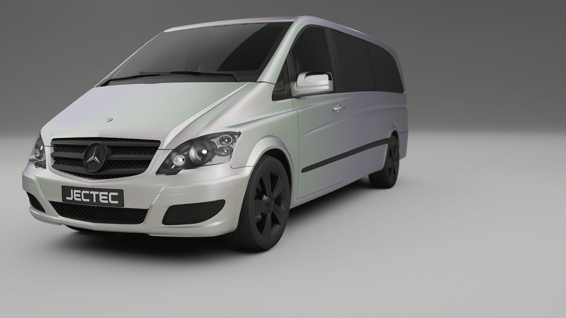 Mercedes Viano Extralong W439 Facelift LCI TPU Lakbeschermingsfolie | NEBULA Kleurveranderende PPF – Volledig Voorgesneden Kit