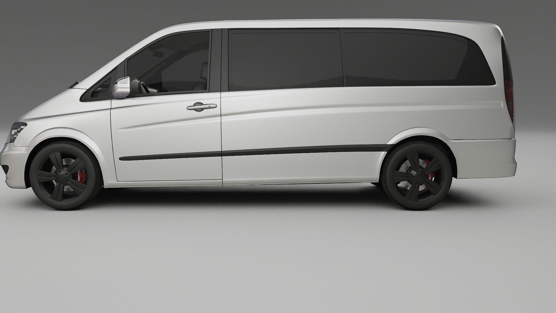 Mercedes Viano Extralong W439 Facelift LCI TPU Lakbeschermingsfolie | NEBULA Kleurveranderende PPF – Volledig Voorgesneden Kit