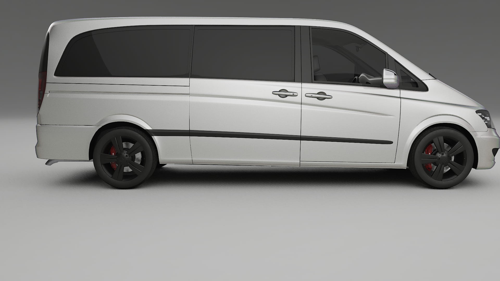 Mercedes Viano Extralong W439 Facelift LCI TPU Lakbeschermingsfolie | NEBULA Kleurveranderende PPF – Volledig Voorgesneden Kit