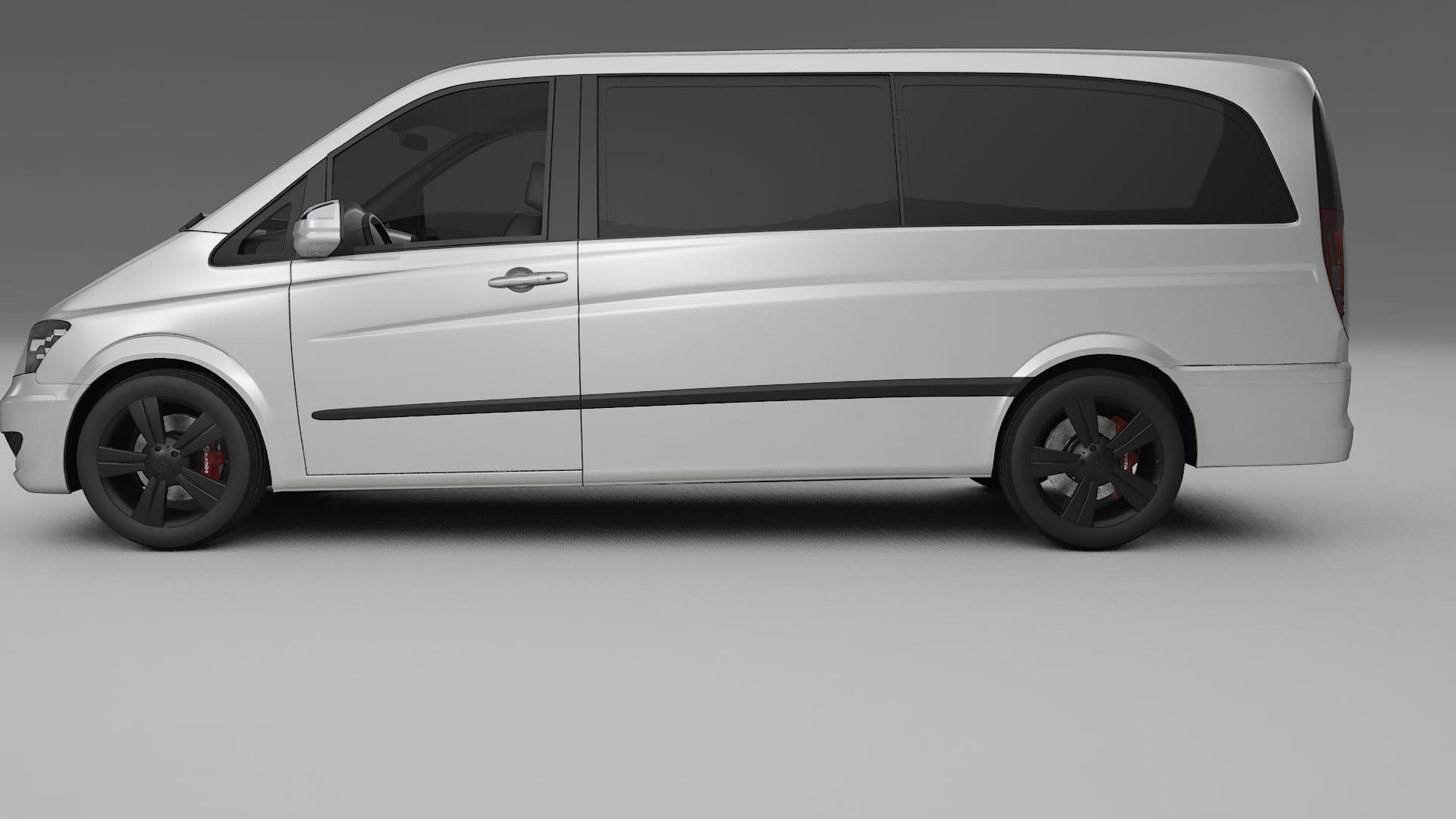 Mercedes Viano Extralong W439 Facelift LCI TPU Lakbeschermingsfolie | OPAL Kleurveranderende PPF – Volledig Voorgesneden Kit