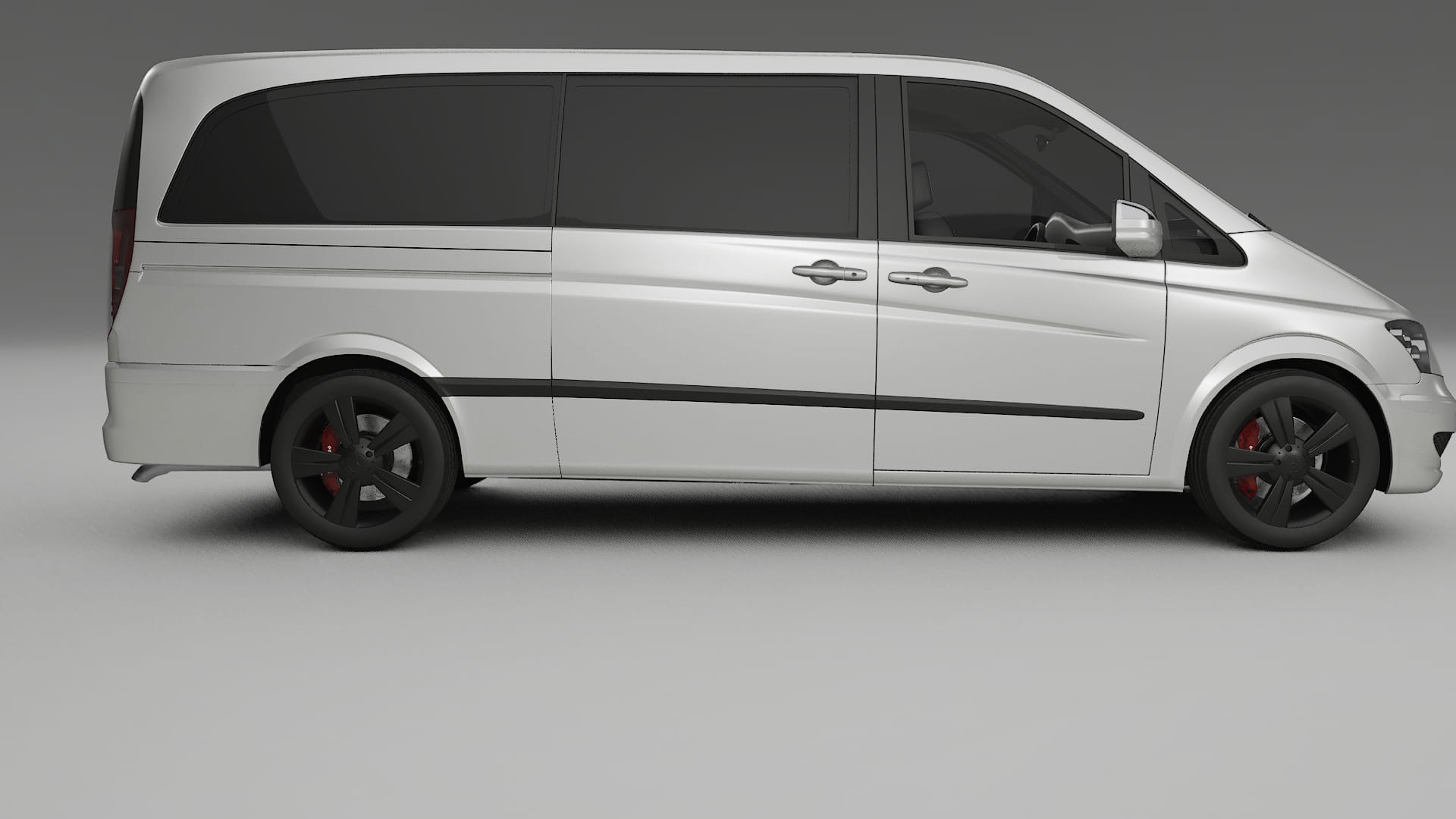 Mercedes Viano Extralong W439 Facelift LCI TPU Lakbeschermingsfolie | OPAL Kleurveranderende PPF – Volledig Voorgesneden Kit