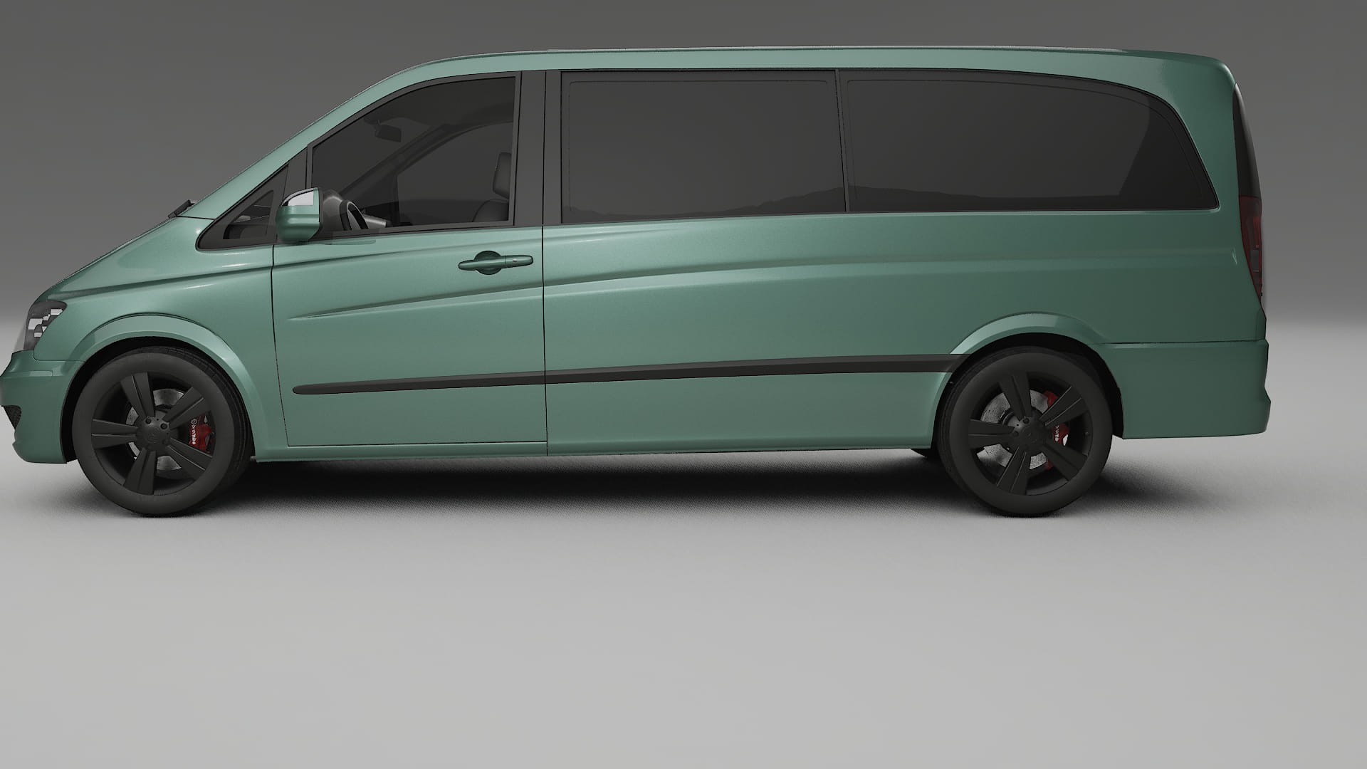 Mercedes Viano Extralong W439 Facelift LCI TPU Lakbeschermingsfolie | EVERGREEN Kleurveranderende PPF – Volledig Voorgesneden  2