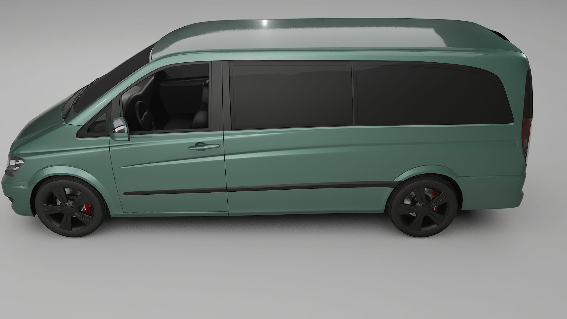 Mercedes Viano Extralong W439 Facelift LCI TPU Lakbeschermingsfolie | EVERGREEN Kleurveranderende PPF – Volledig Voorgesneden 