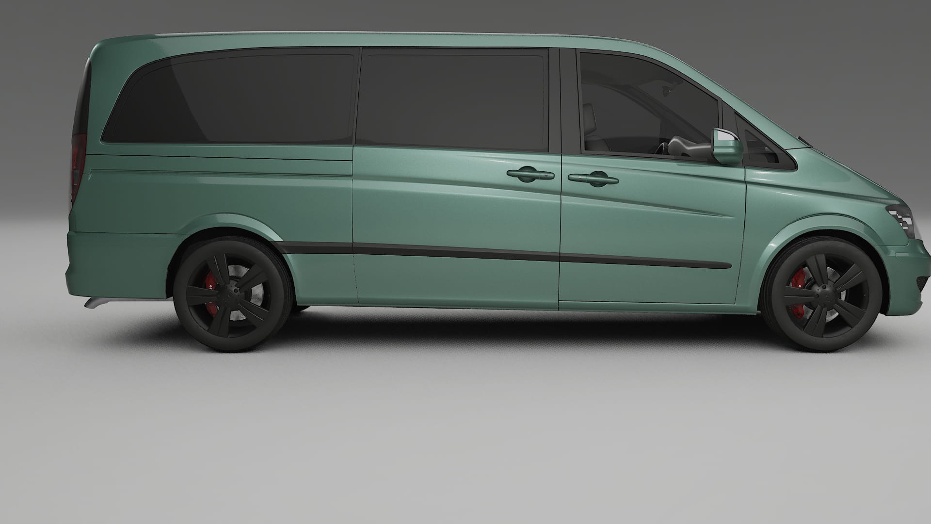 Mercedes Viano Extralong W439 Facelift LCI TPU Lakbeschermingsfolie | EVERGREEN Kleurveranderende PPF – Volledig Voorgesneden 