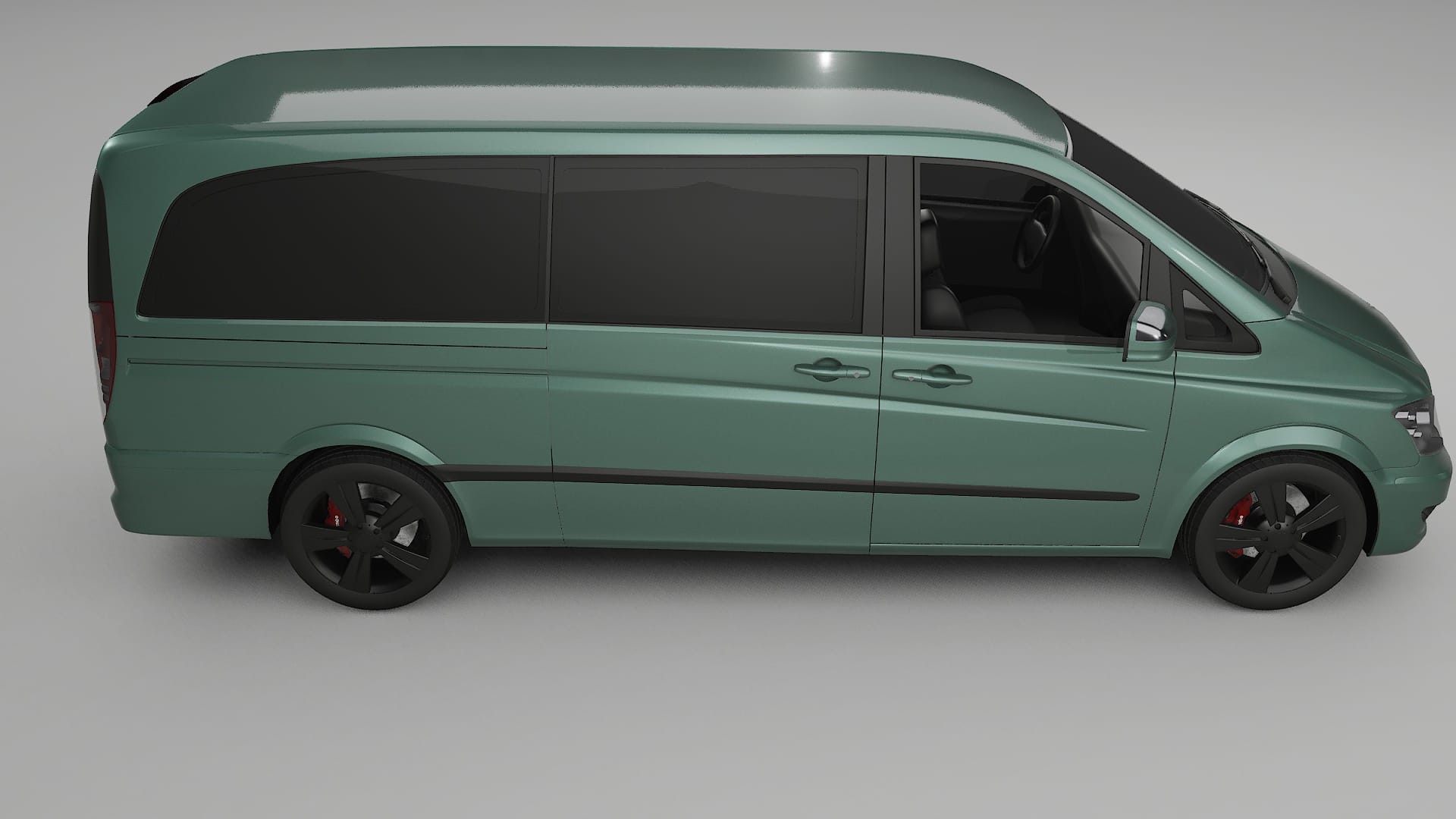 Mercedes Viano Extralong W439 Facelift LCI TPU Lakbeschermingsfolie | EVERGREEN Kleurveranderende PPF – Volledig Voorgesneden 