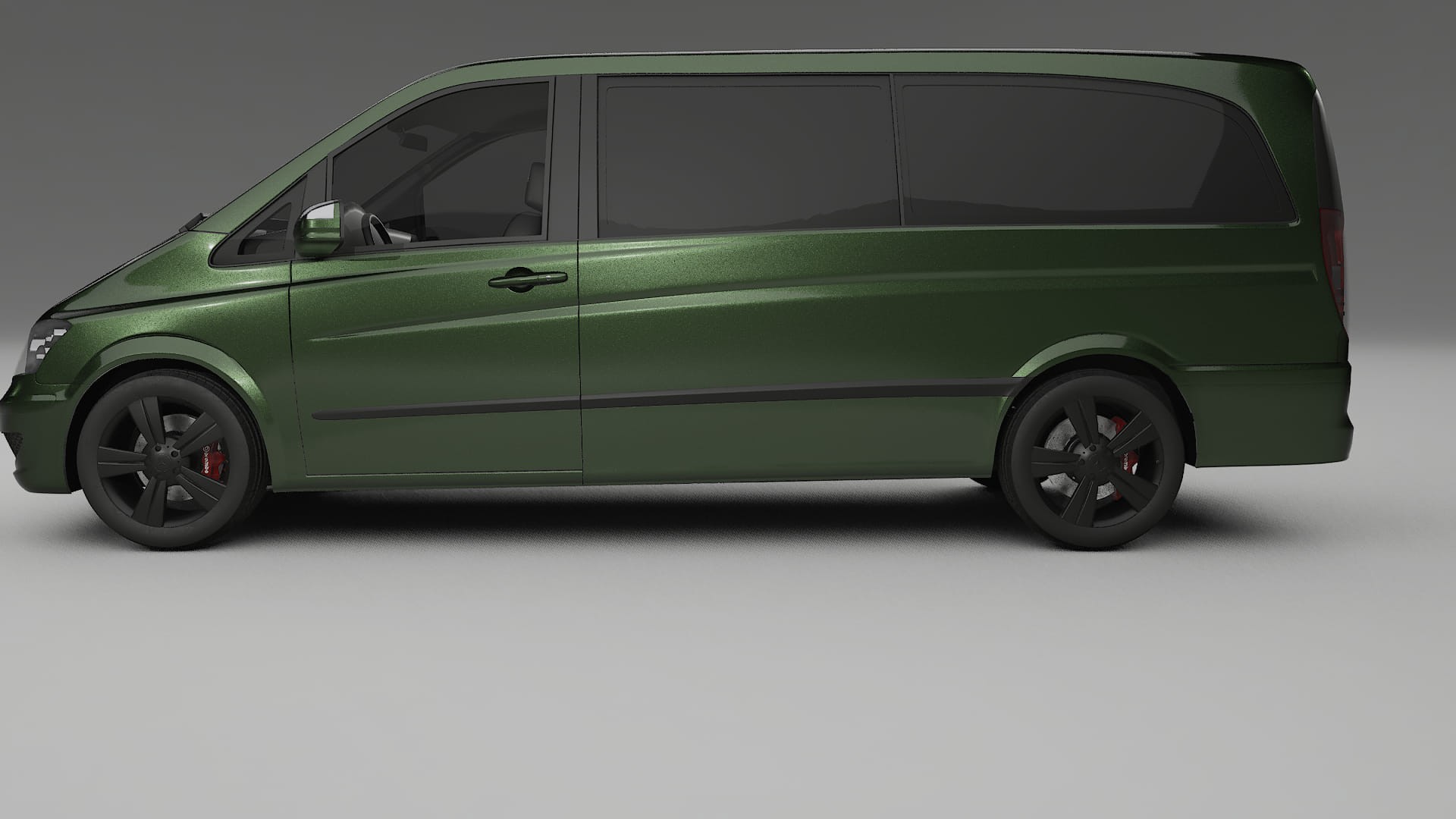 Mercedes Viano Extralong W439 Facelift LCI TPU Lakbeschermingsfolie | LAGOON Kleurveranderende PPF – Volledig Voorgesneden Kit 2