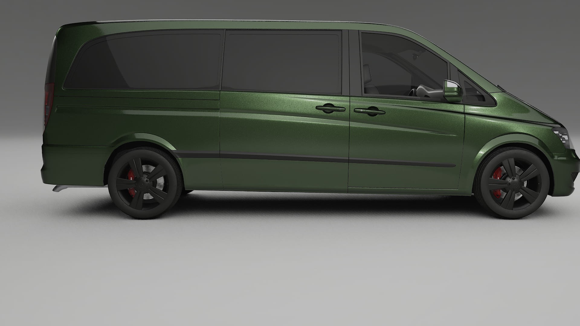 Mercedes Viano Extralong W439 Facelift LCI TPU Lakbeschermingsfolie | LAGOON Kleurveranderende PPF – Volledig Voorgesneden Kit