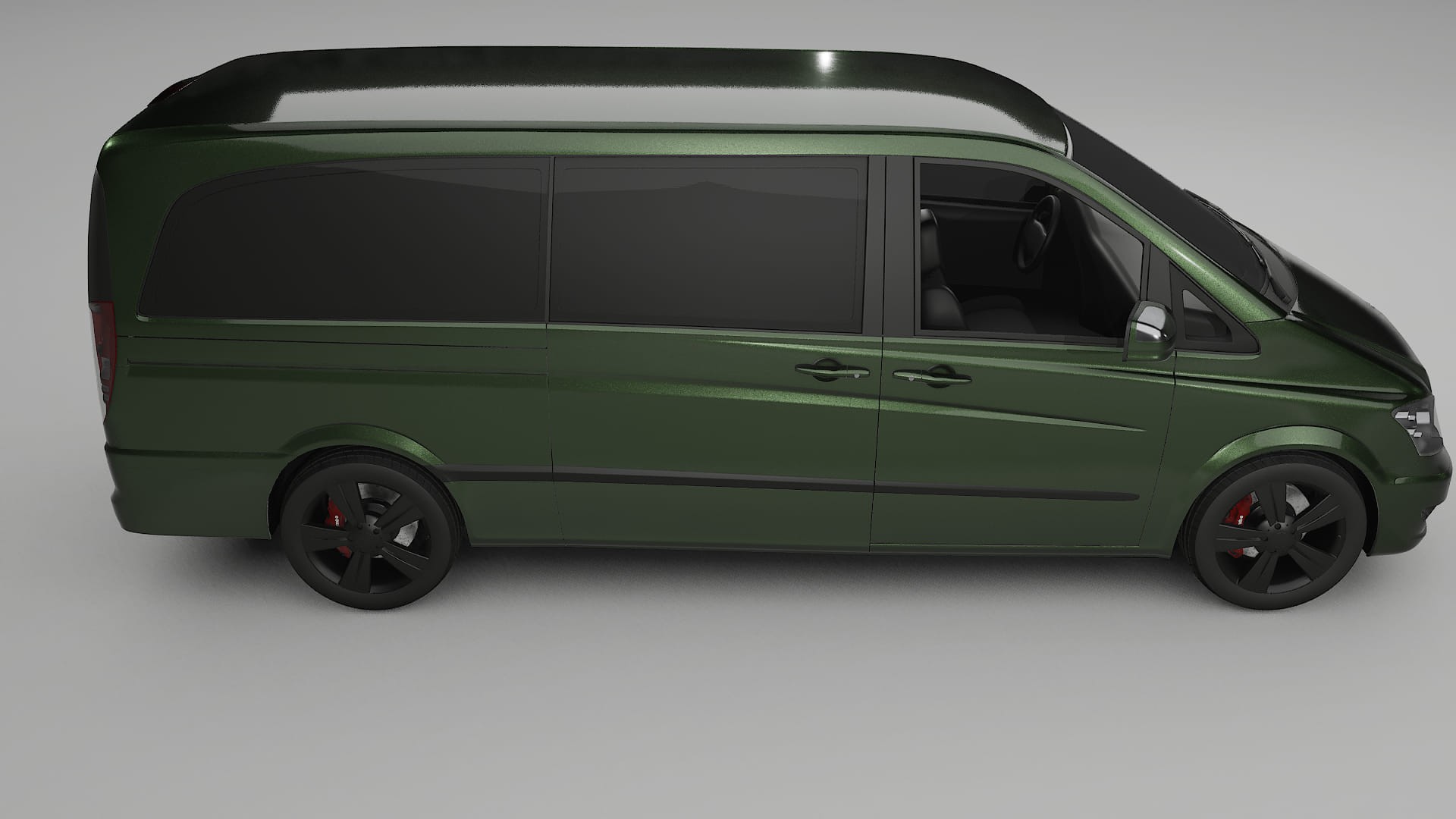 Mercedes Viano Extralong W439 Facelift LCI TPU Lakbeschermingsfolie | LAGOON Kleurveranderende PPF – Volledig Voorgesneden Kit