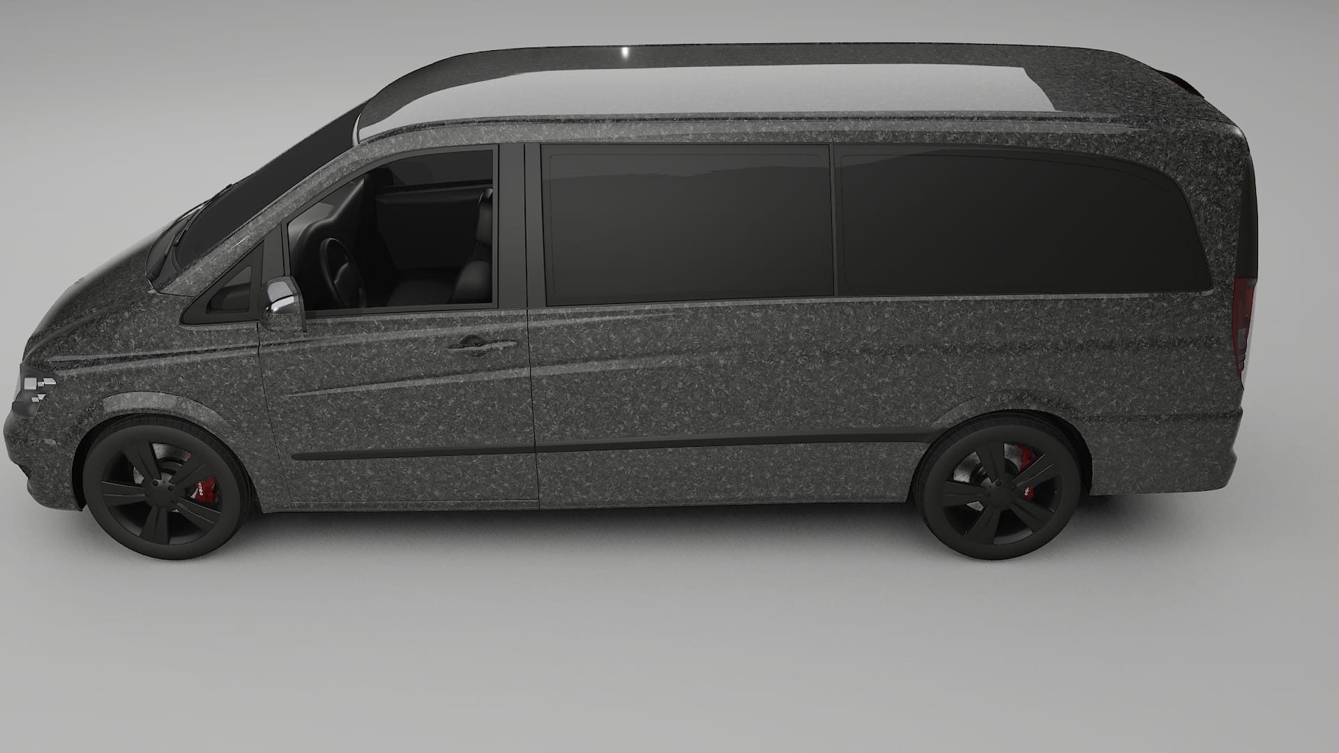 Mercedes Viano Extralong W439 Facelift LCI TPU Lakbeschermingsfolie | FORGED S Kleurveranderende PPF – Volledig Voorgesneden K