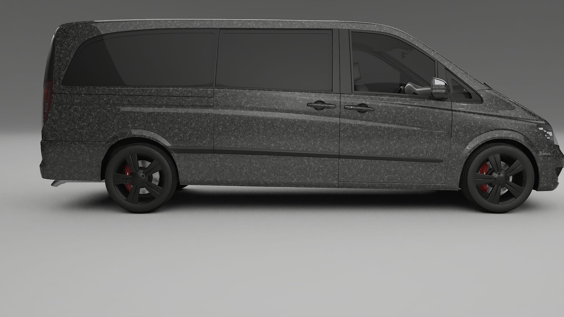 Mercedes Viano Extralong W439 Facelift LCI TPU Lakbeschermingsfolie | FORGED S Kleurveranderende PPF – Volledig Voorgesneden K