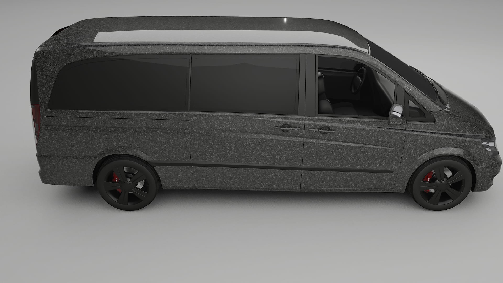 Mercedes Viano Extralong W439 Facelift LCI TPU Lakbeschermingsfolie | FORGED S Kleurveranderende PPF – Volledig Voorgesneden K