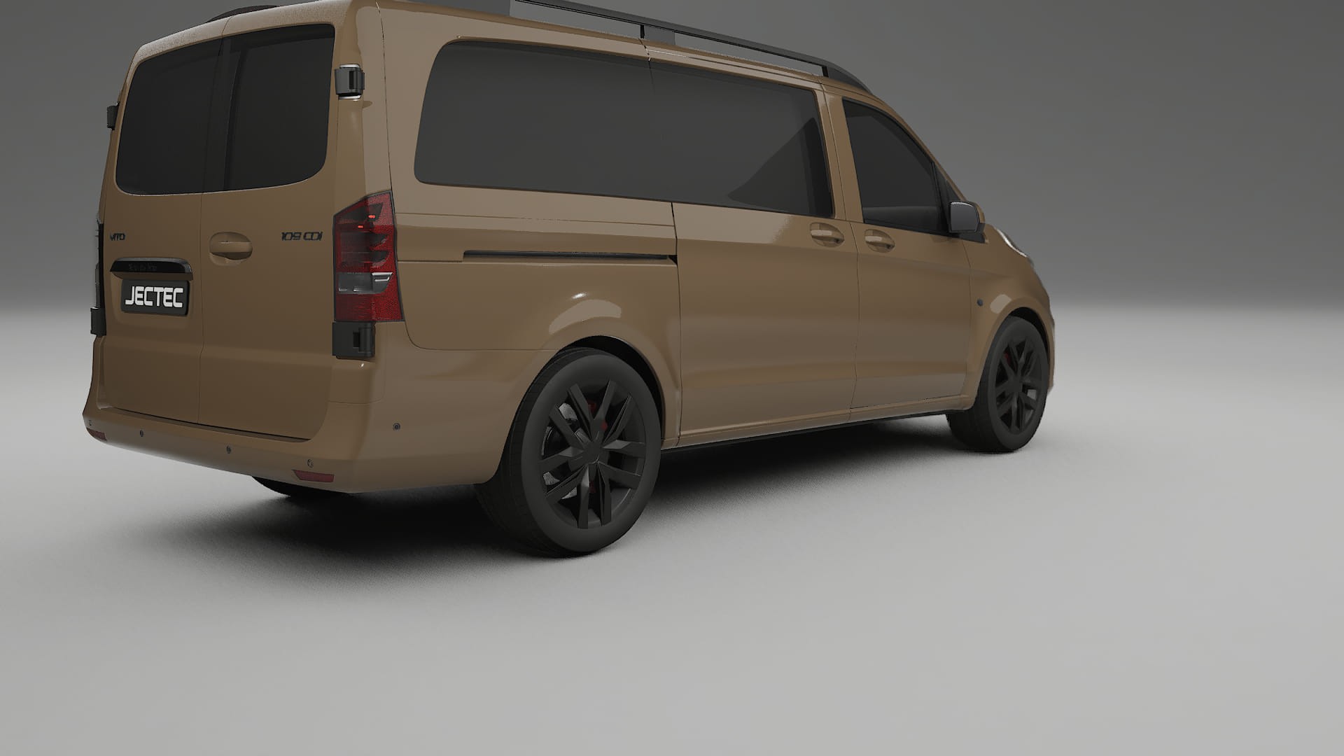 Mercedes Vito Short W447 prefacelift pre LCI TPU Lakbeschermingsfolie | SAHARA Kleurveranderende PPF – Volledig Voorgesneden K