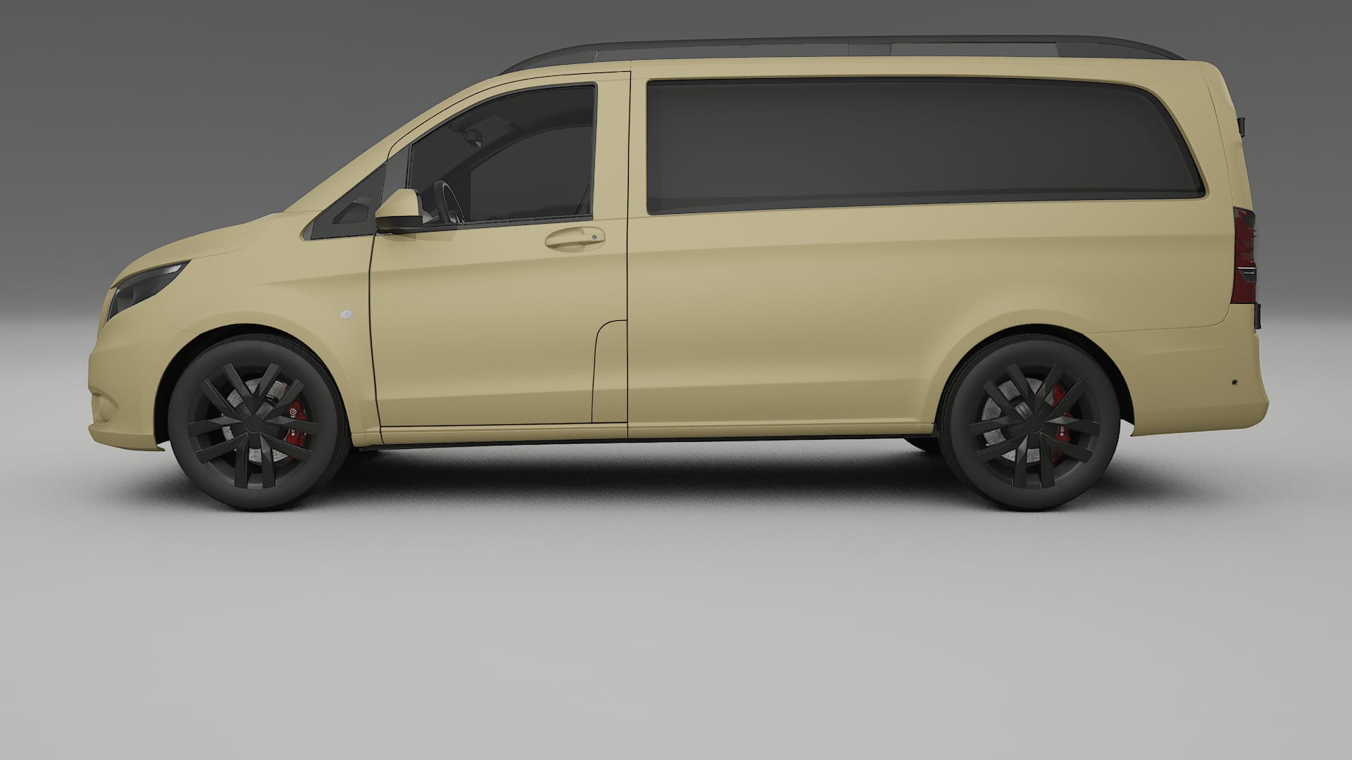 Mercedes Vito Short W447 prefacelift pre LCI TPU Lakbeschermingsfolie | SAND Kleurveranderende PPF – Volledig Voorgesneden Kit