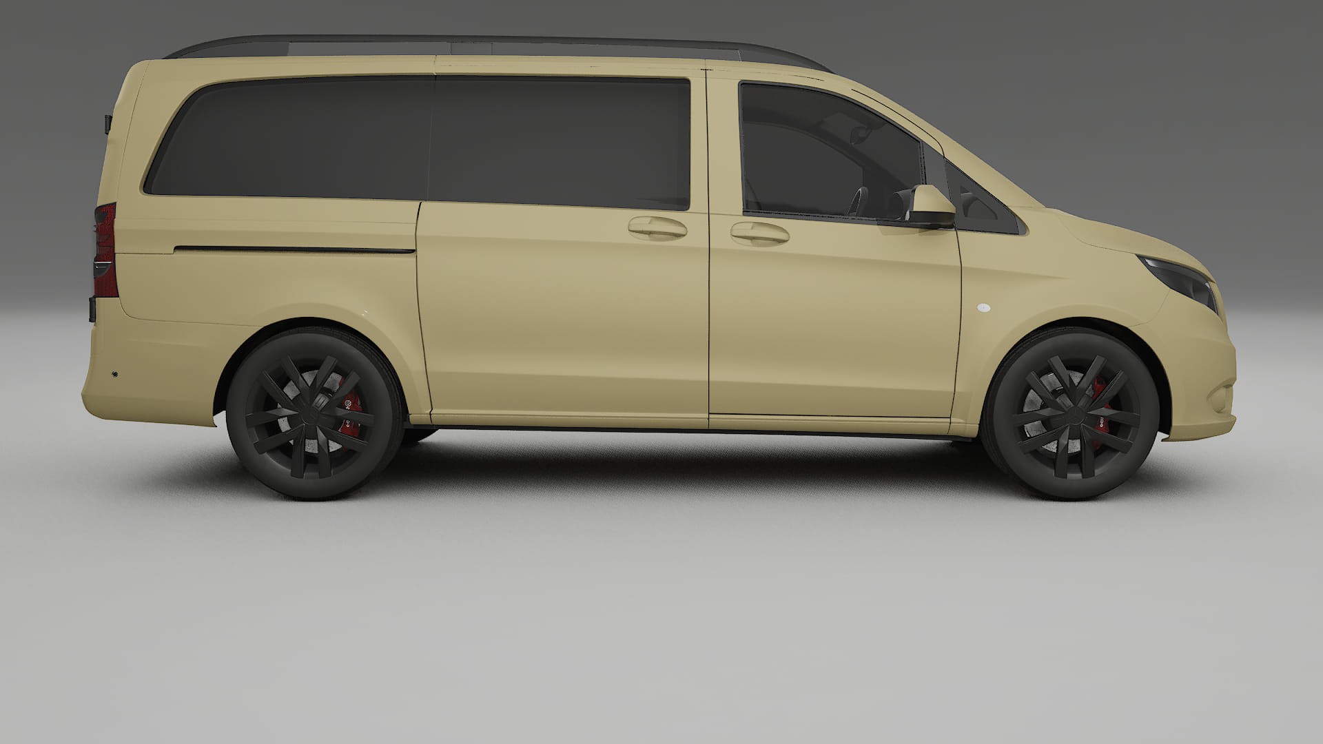 Mercedes Vito Short W447 prefacelift pre LCI TPU Lakbeschermingsfolie | SAND Kleurveranderende PPF – Volledig Voorgesneden Kit