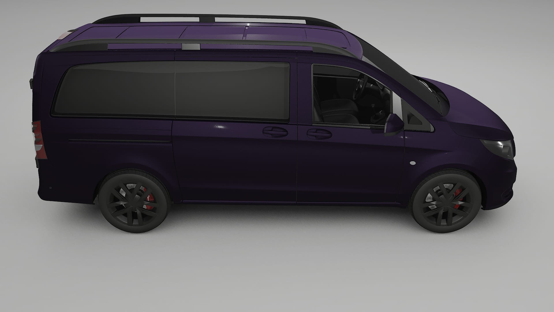 Mercedes Vito Short W447 prefacelift pre LCI TPU Lakbeschermingsfolie | VIOLET Kleurveranderende PPF – Volledig Voorgesneden K