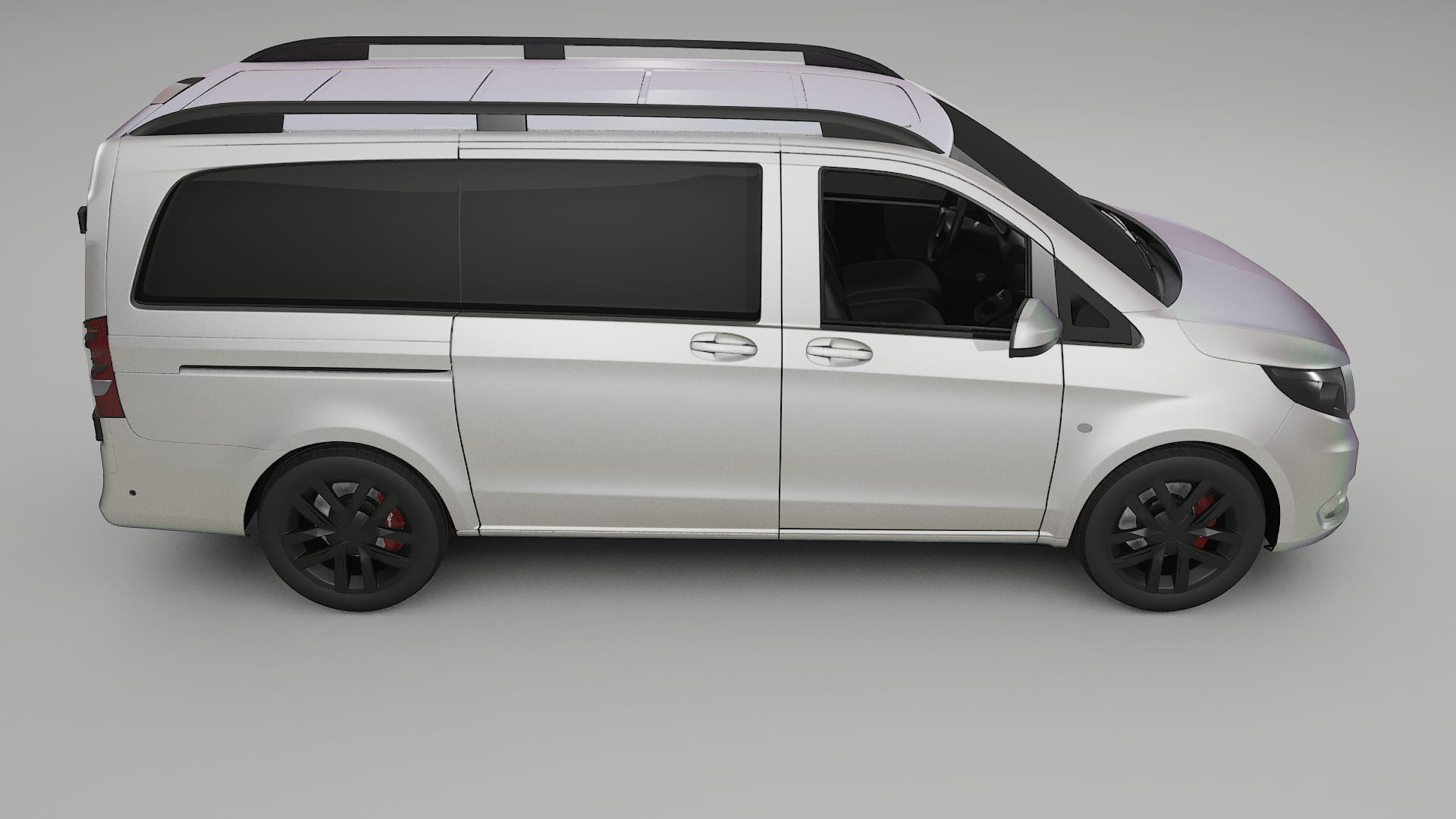 Mercedes Vito Short W447 prefacelift pre LCI TPU Lakbeschermingsfolie | NEBULA Kleurveranderende PPF – Volledig Voorgesneden K