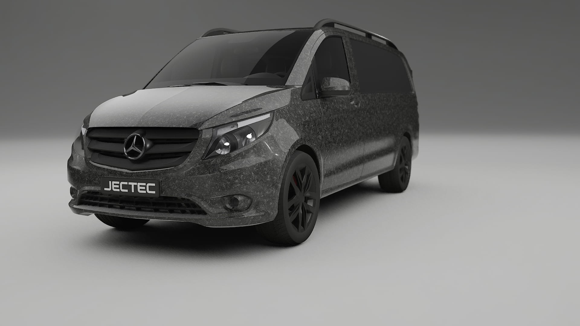Mercedes Vito Short W447 prefacelift pre LCI TPU Lakbeschermingsfolie | FORGED S Kleurveranderende PPF – Volledig Voorgesneden