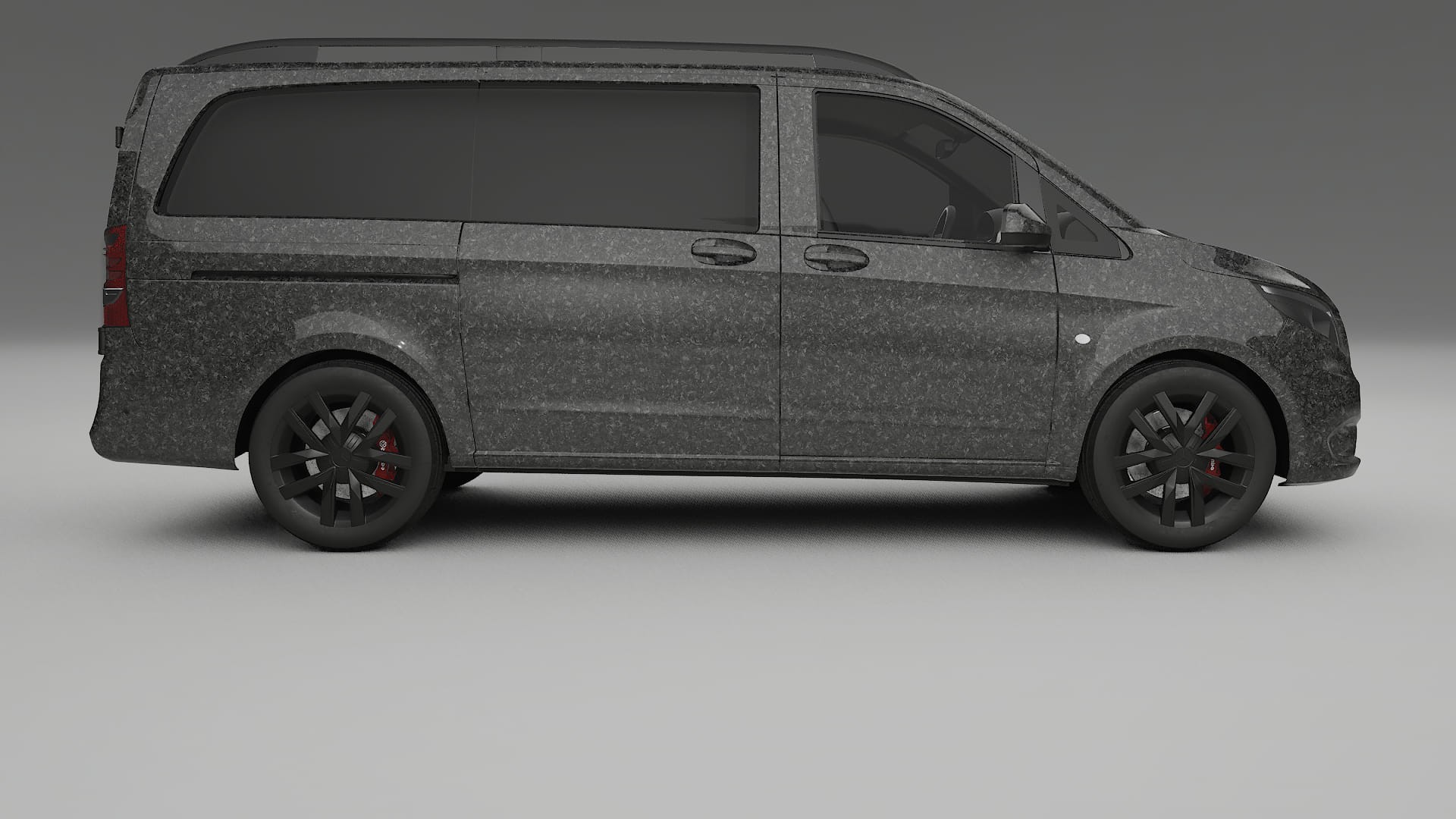Mercedes Vito Short W447 prefacelift pre LCI TPU Lakbeschermingsfolie | FORGED S Kleurveranderende PPF – Volledig Voorgesneden