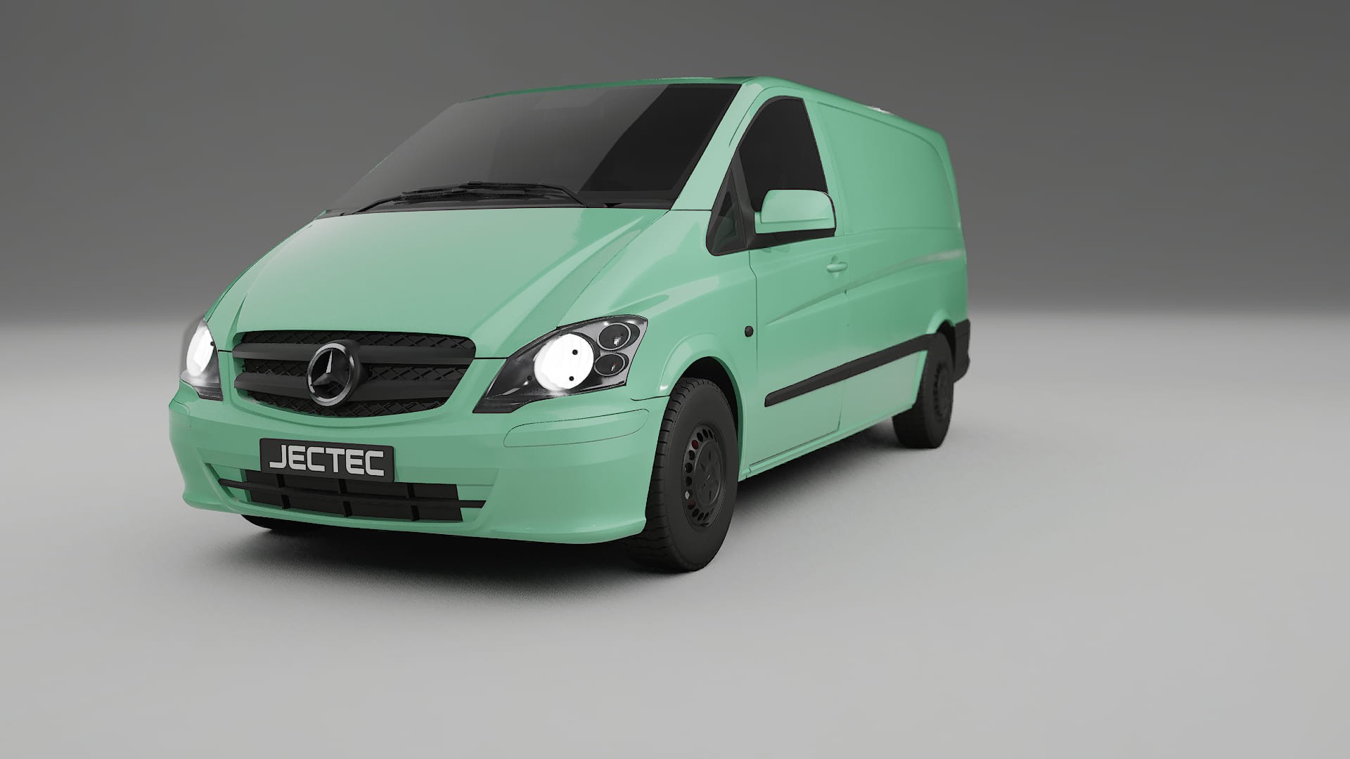 Mercedes Vito Short W639 facelift LCI TPU Lakbeschermingsfolie | DUSTY Kleurveranderende PPF – Volledig Voorgesneden Kit